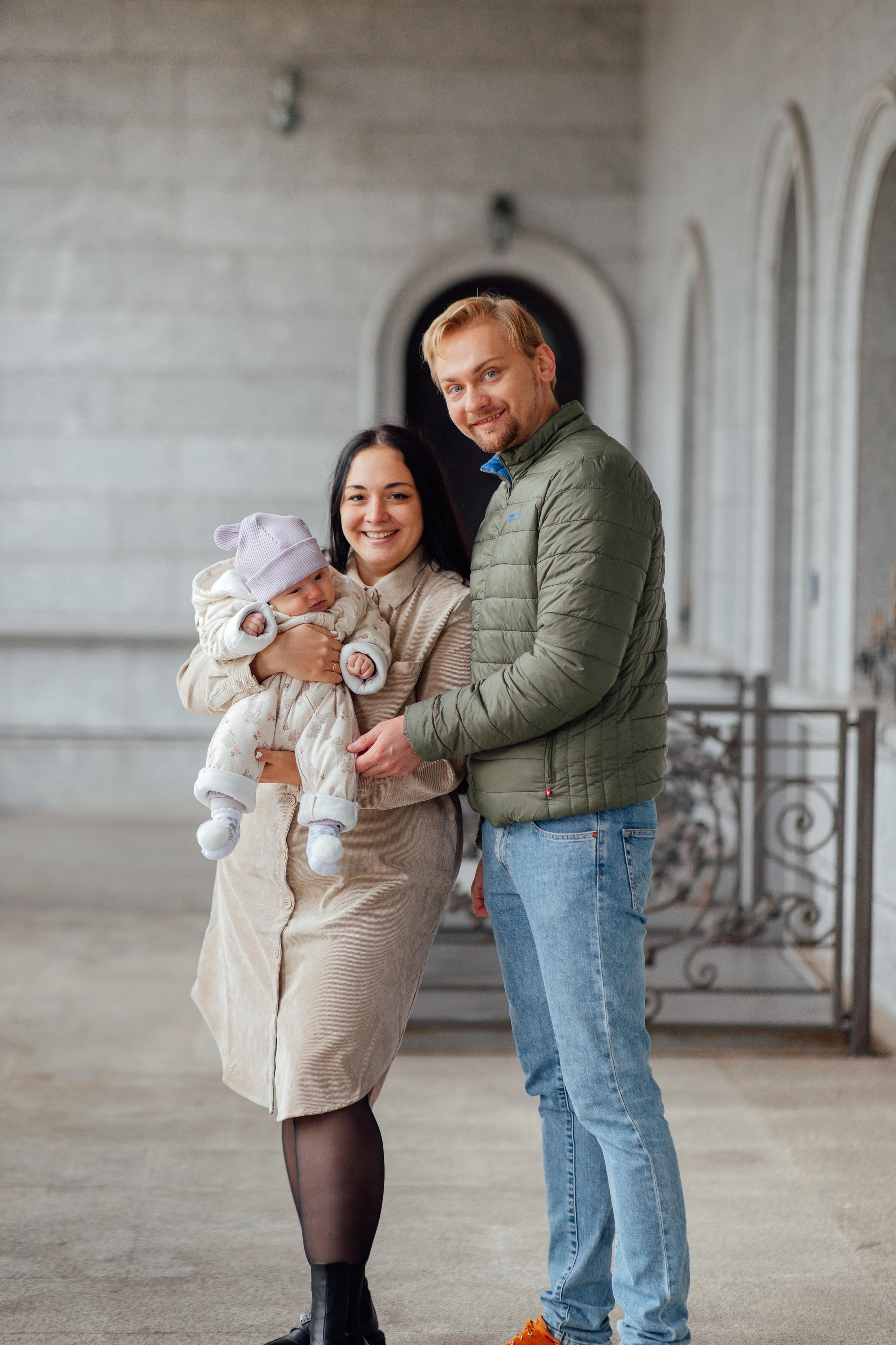 Крещение Киры, храм Святой Живоначальной Троицы, Минск, сентябрь 2021