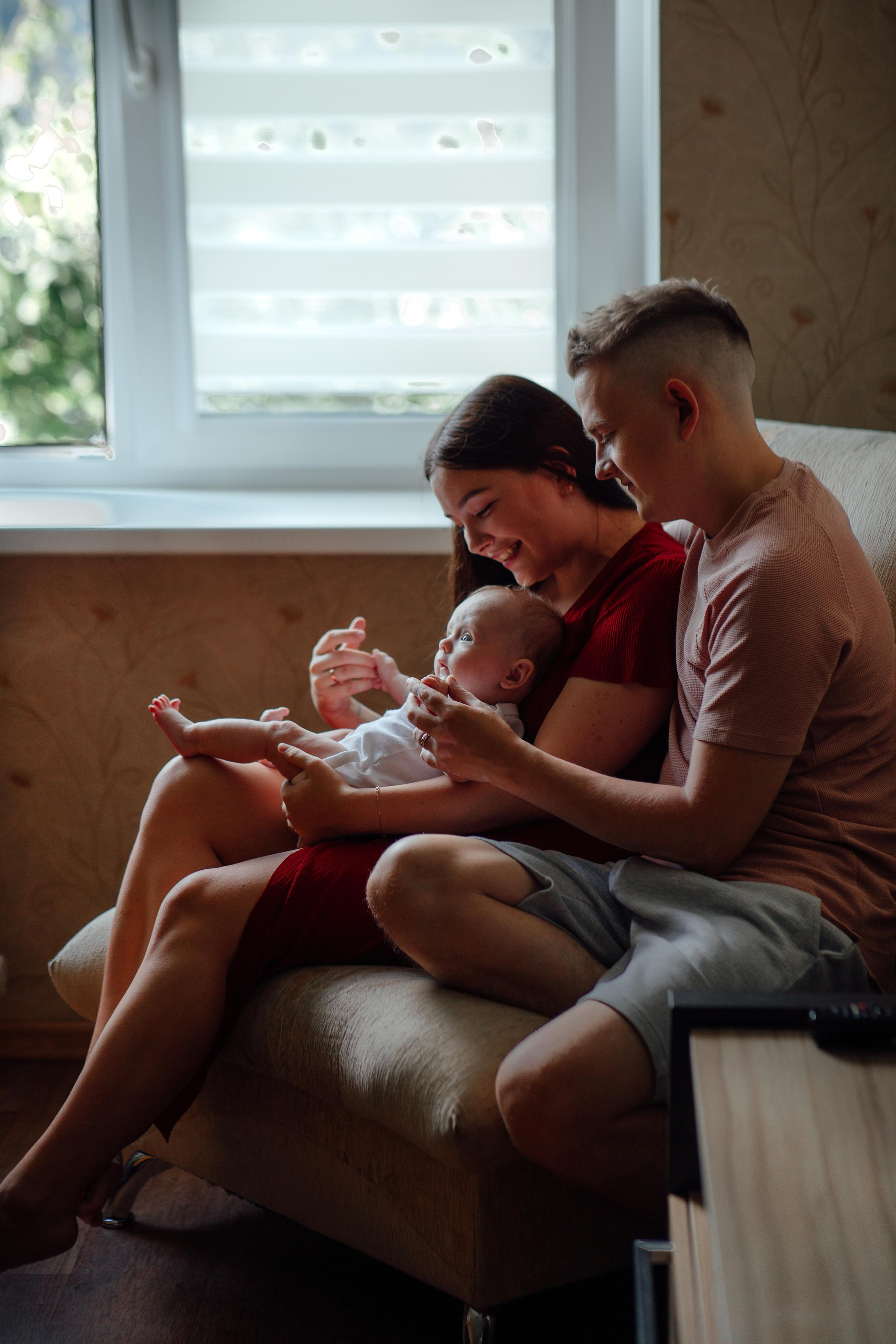 Домашняя, малышка Афина, июль 21