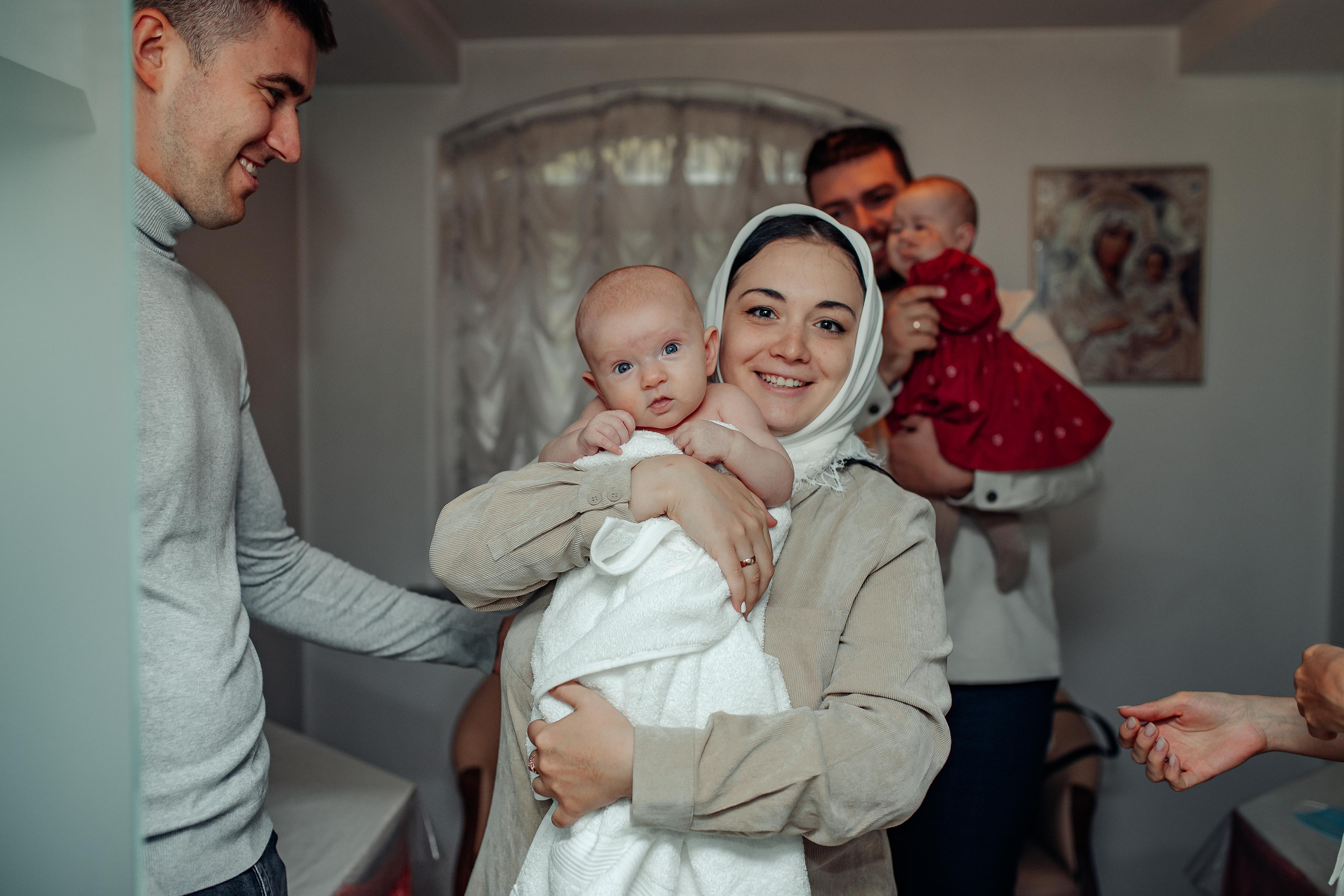 Крещение Киры, храм Святой Живоначальной Троицы, Минск, сентябрь 2021