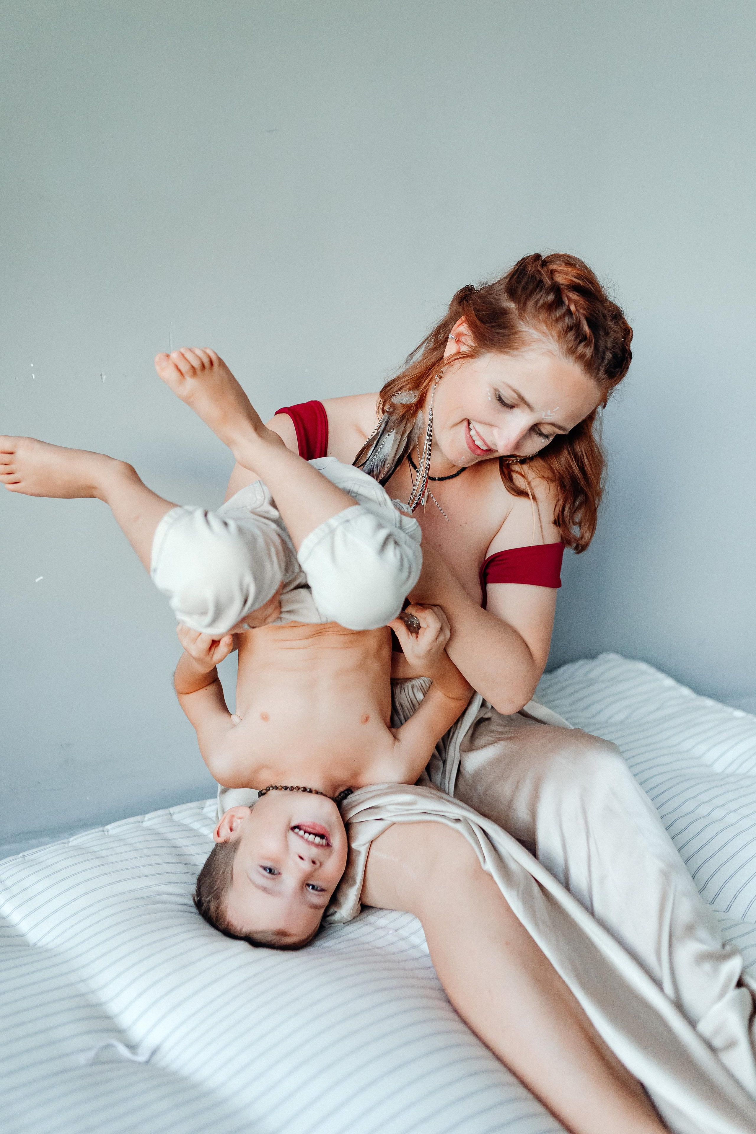 Мама Аня и дети, фотостудия Воздух, октябрь 21