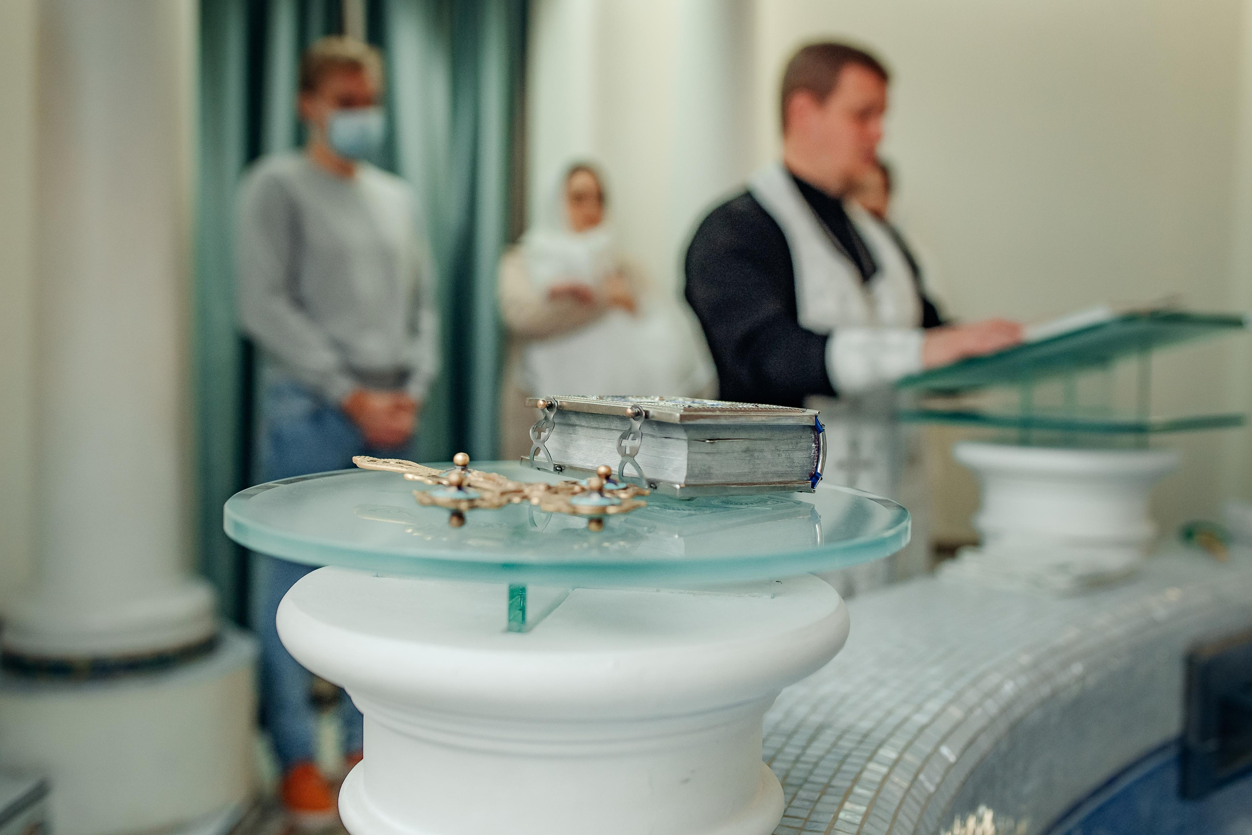 Крещение Киры, храм Святой Живоначальной Троицы, Минск, сентябрь 2021