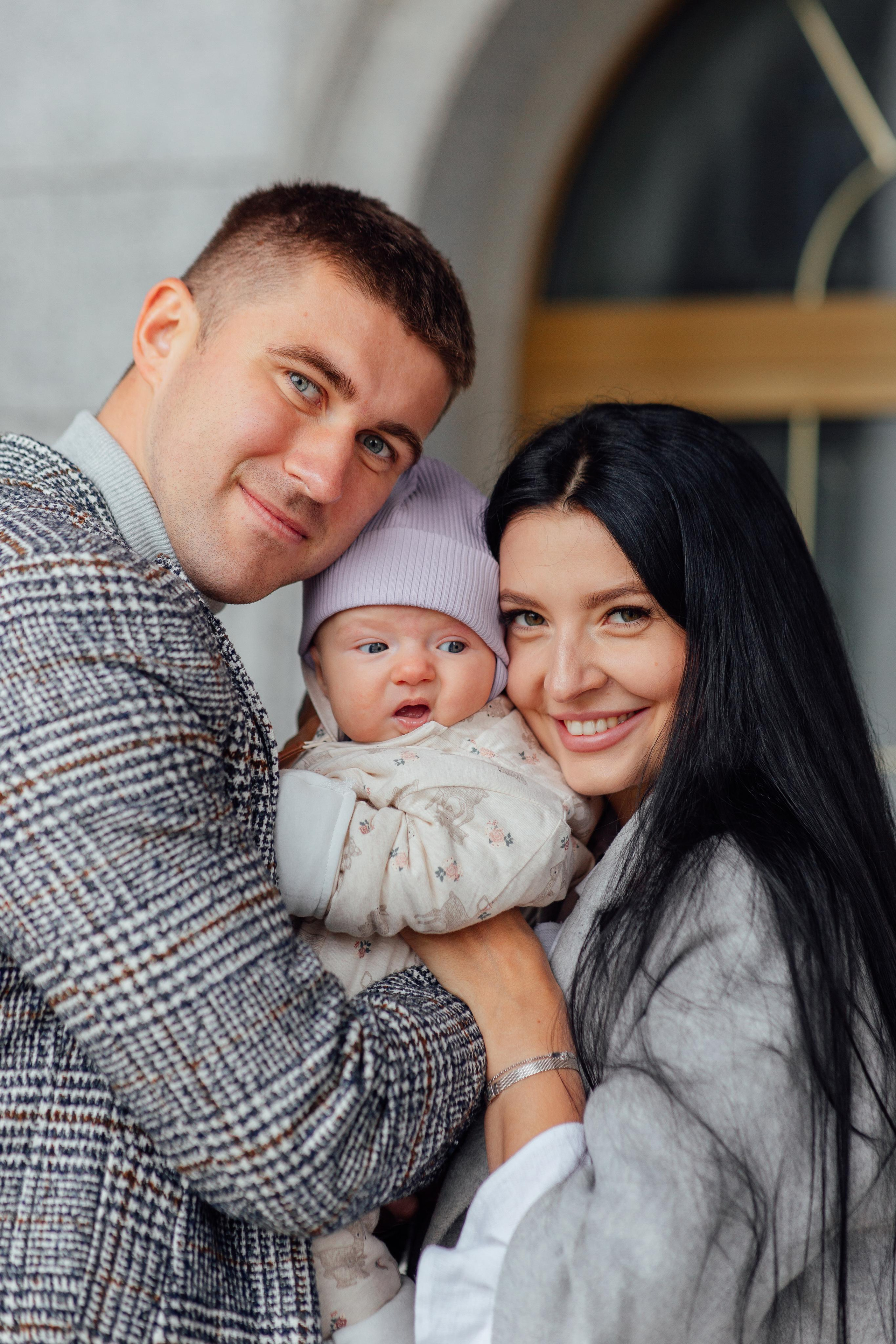 Крещение Киры, храм Святой Живоначальной Троицы, Минск, сентябрь 2021