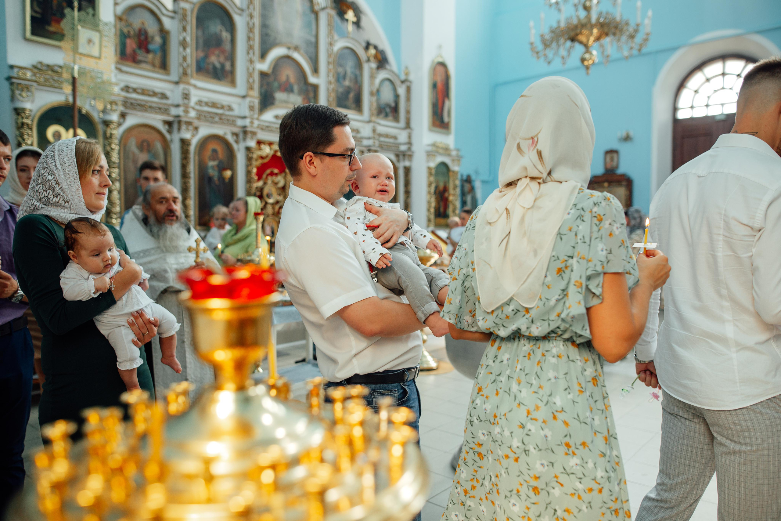 Крещение Марка, храм Петра и Павла, Сенница, август 21