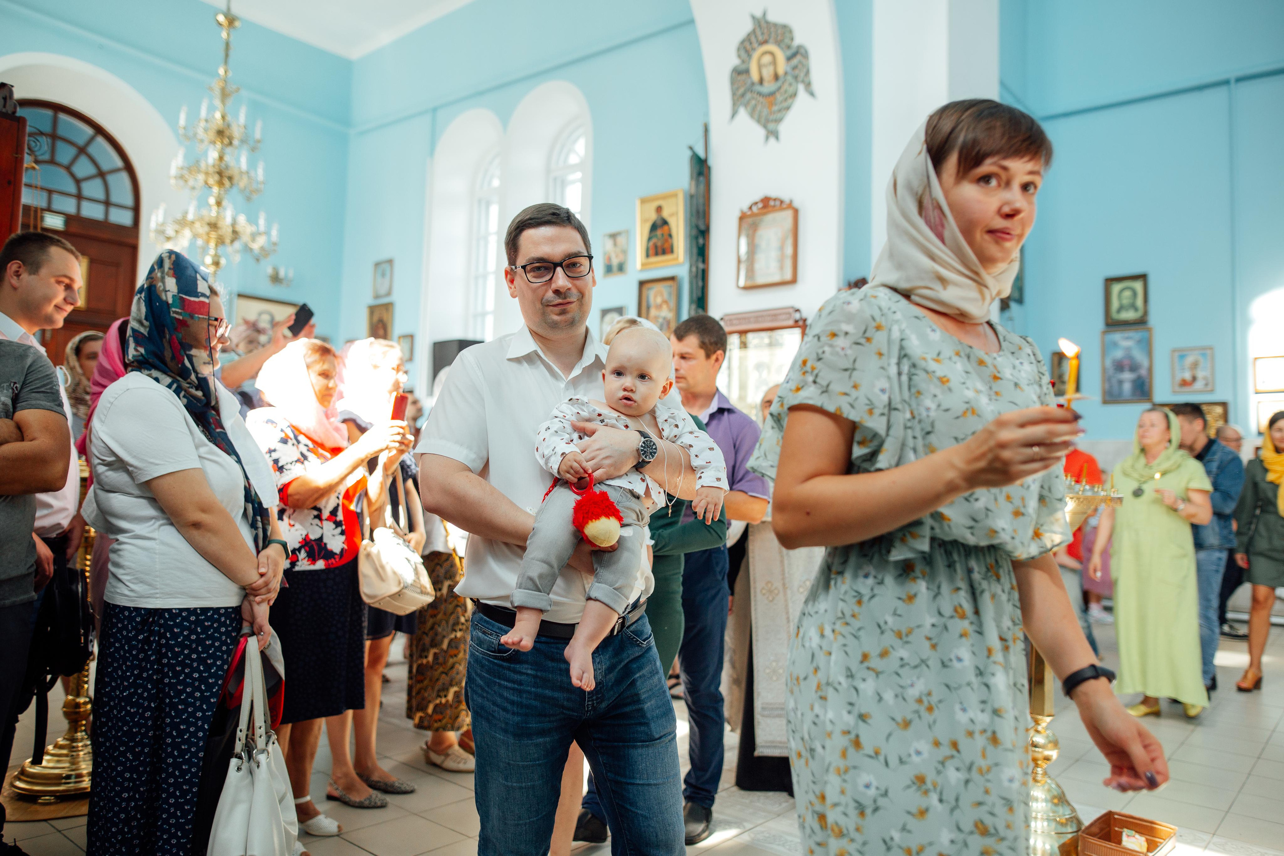 Крещение Марка, храм Петра и Павла, Сенница, август 21