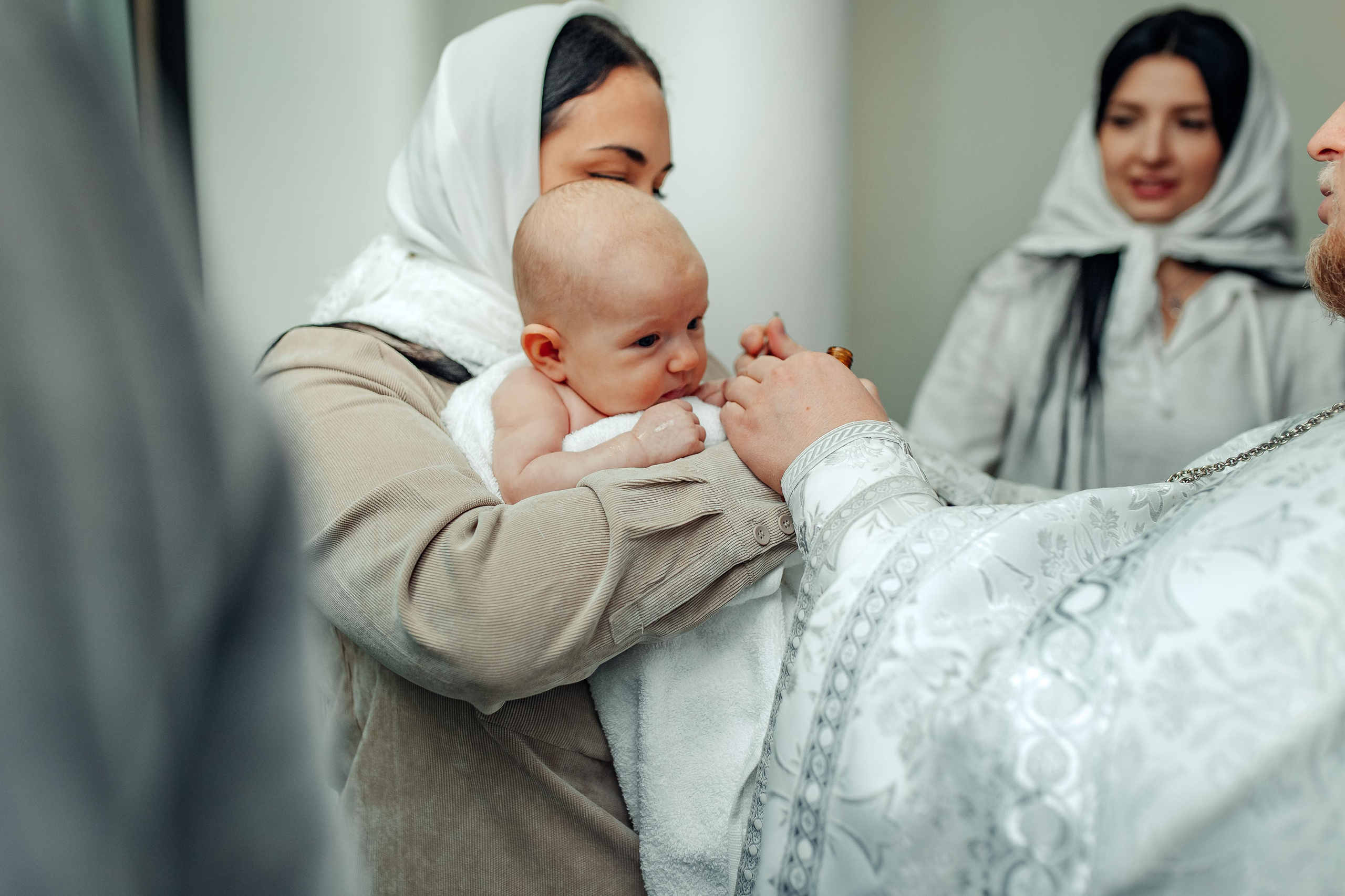 Крещение Киры, храм Святой Живоначальной Троицы, Минск, сентябрь 2021