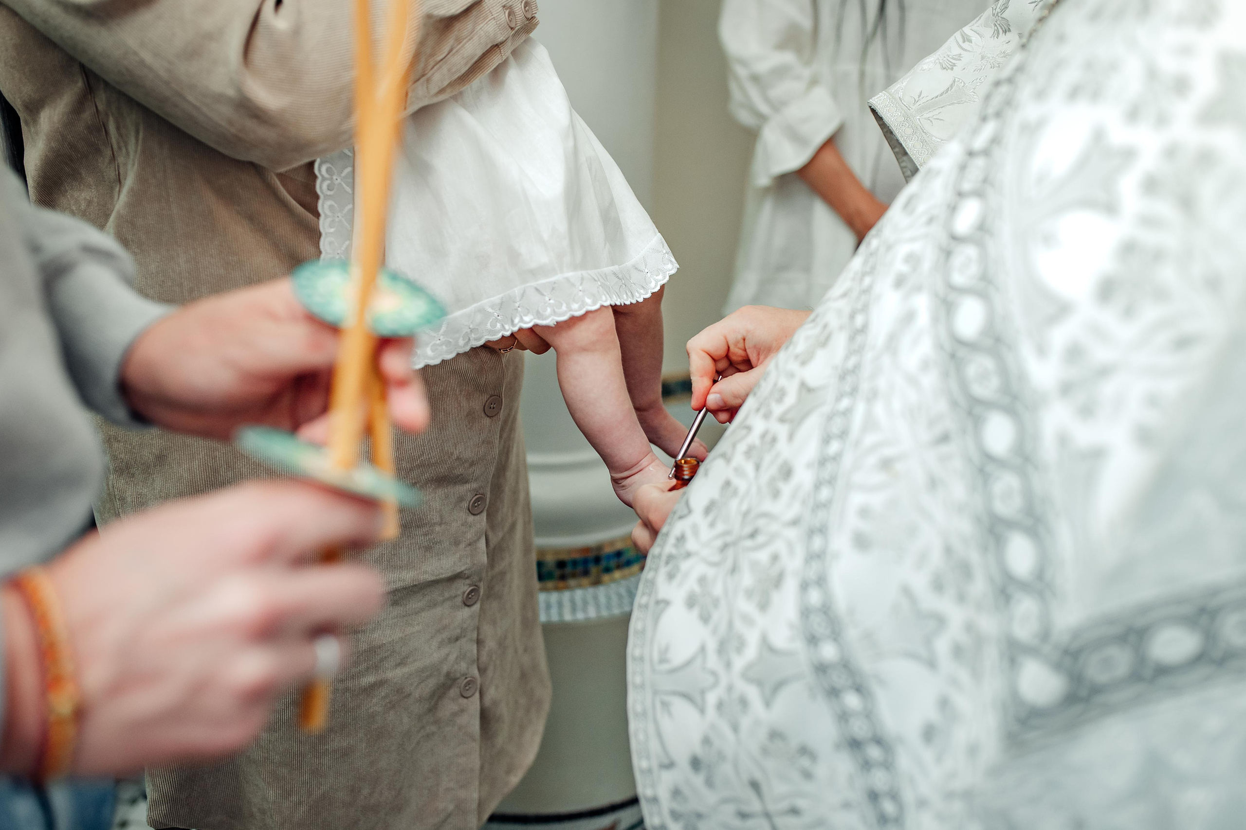 Крещение Киры, храм Святой Живоначальной Троицы, Минск, сентябрь 2021