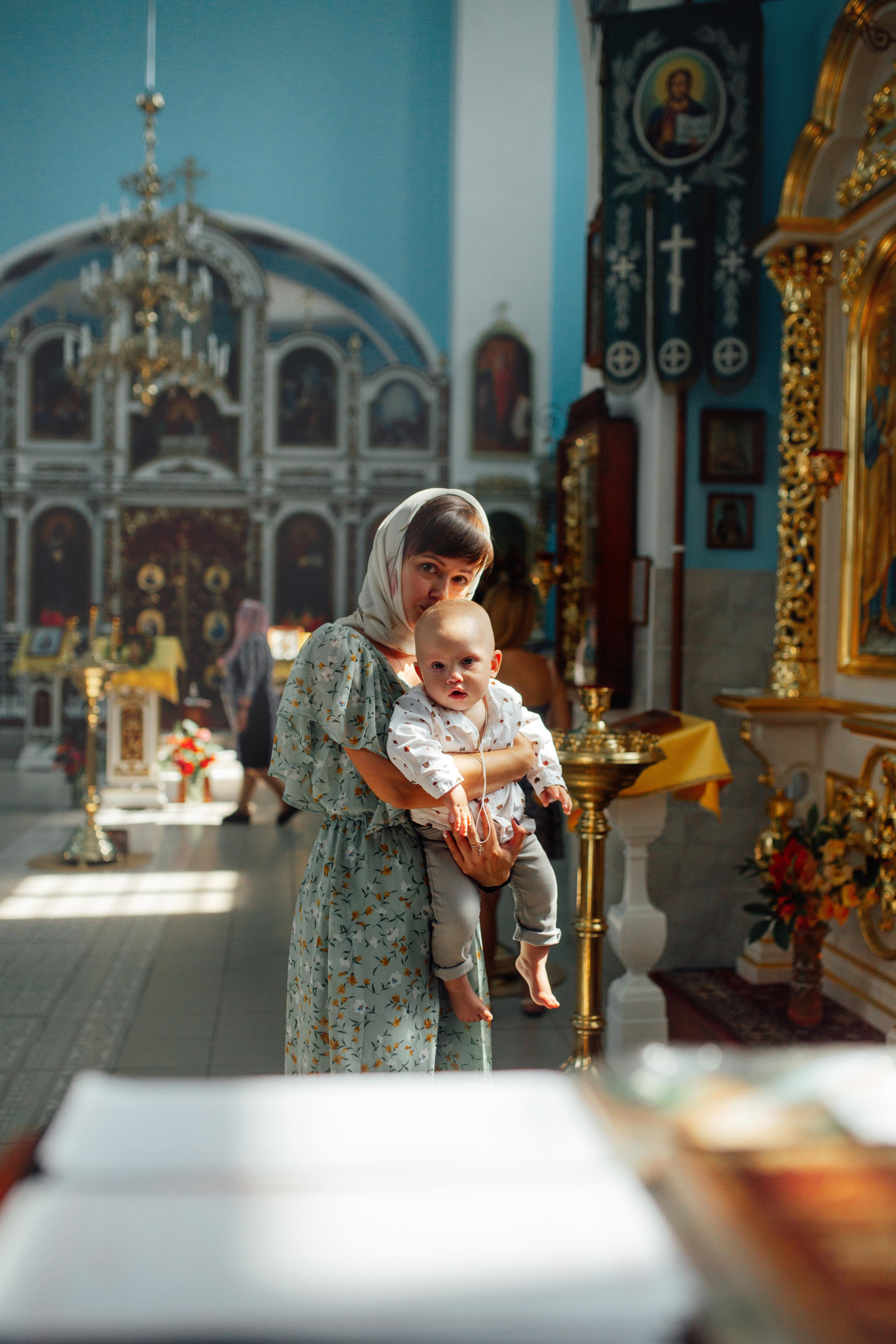 Крещение Марка, храм Петра и Павла, Сенница, август 21