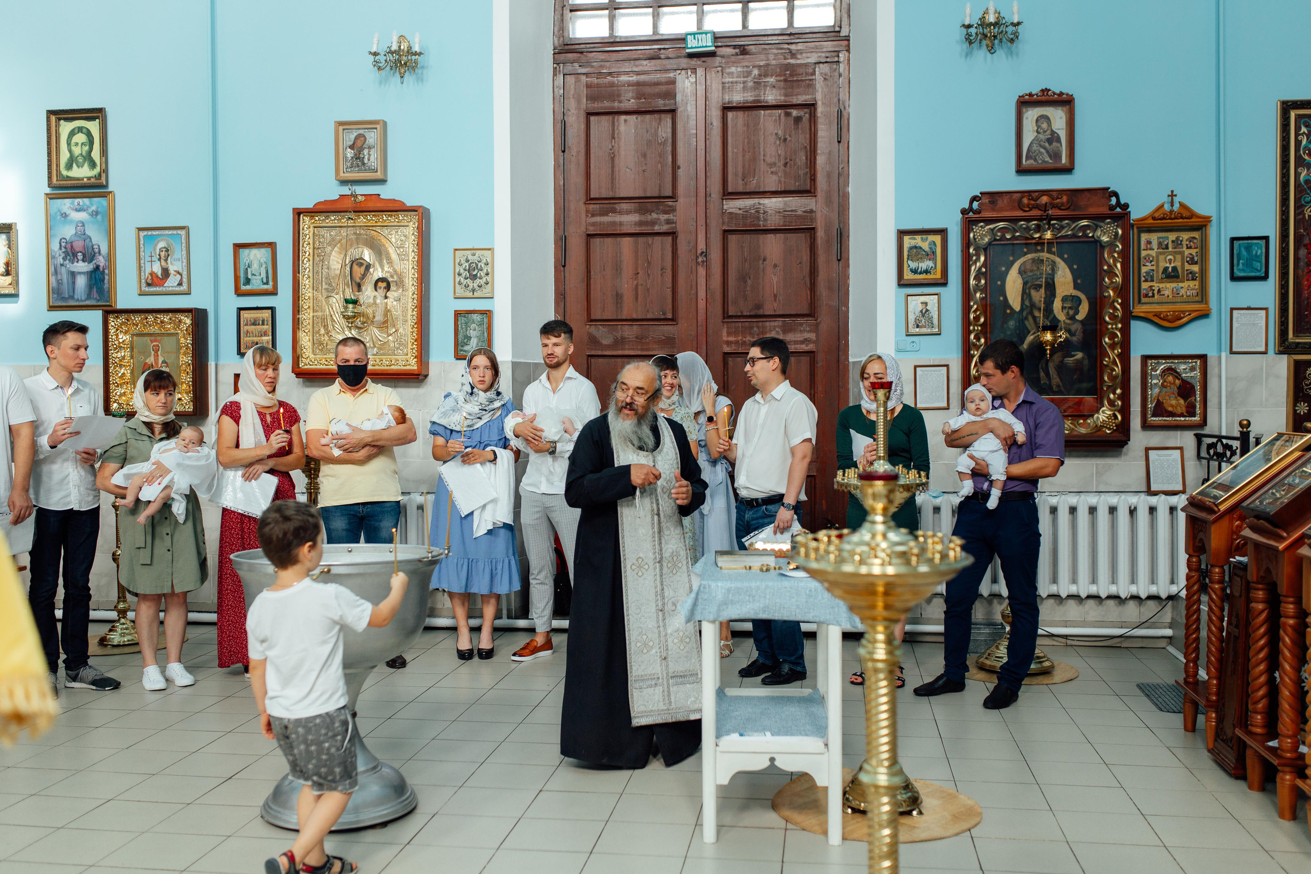 Крещение Марка, храм Петра и Павла, Сенница, август 21