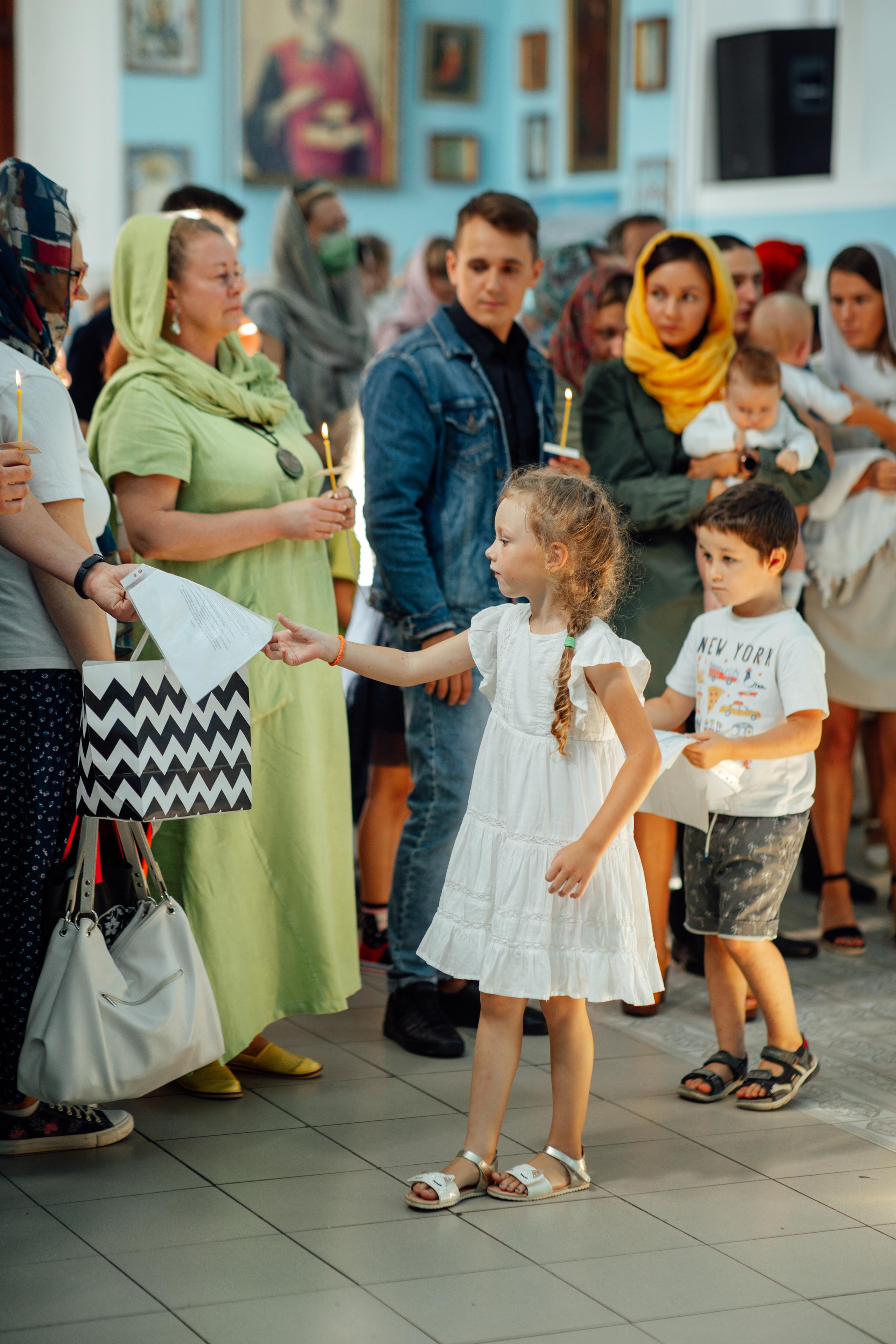 Крещение Марка, храм Петра и Павла, Сенница, август 21