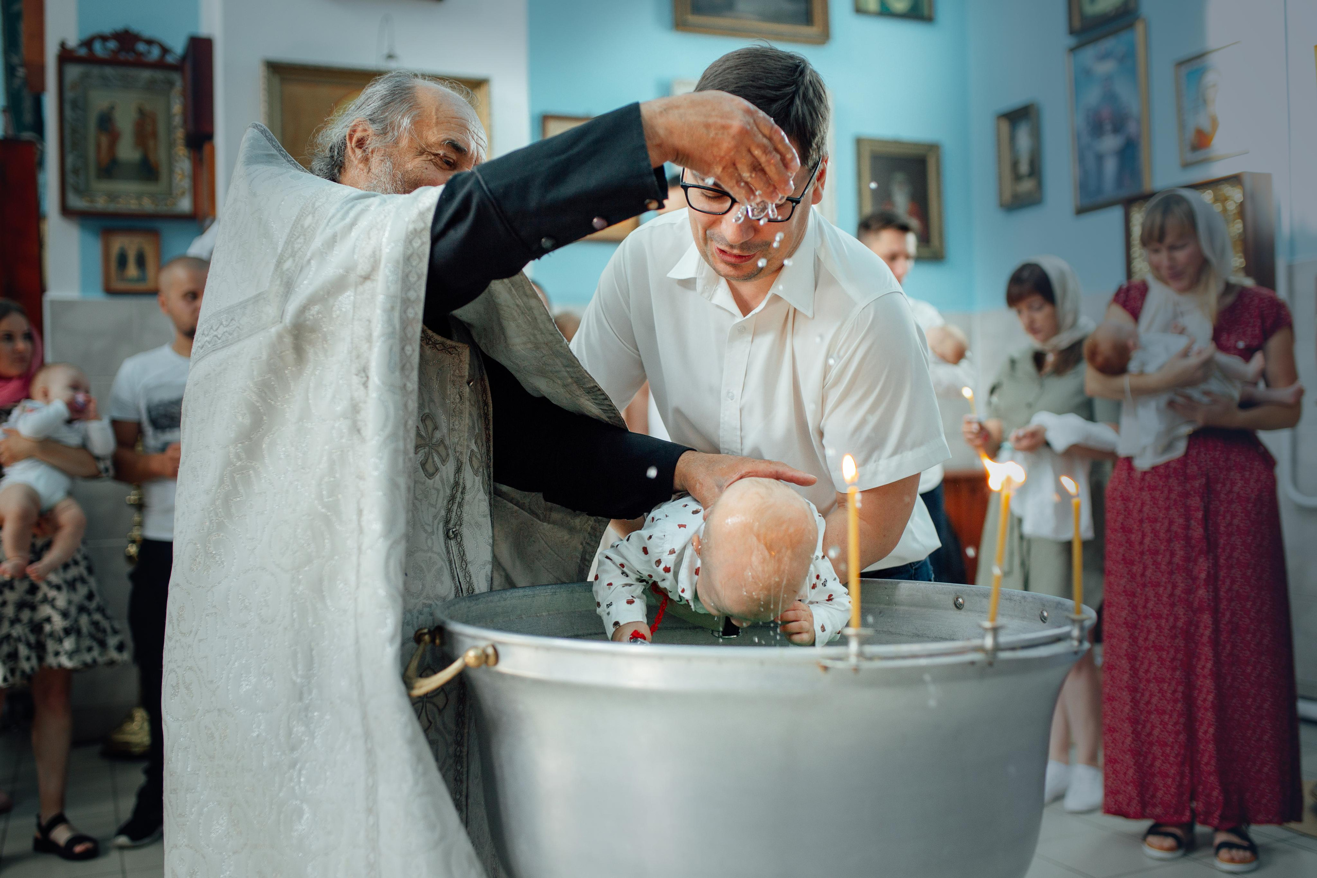 Крещение Марка, храм Петра и Павла, Сенница, август 21