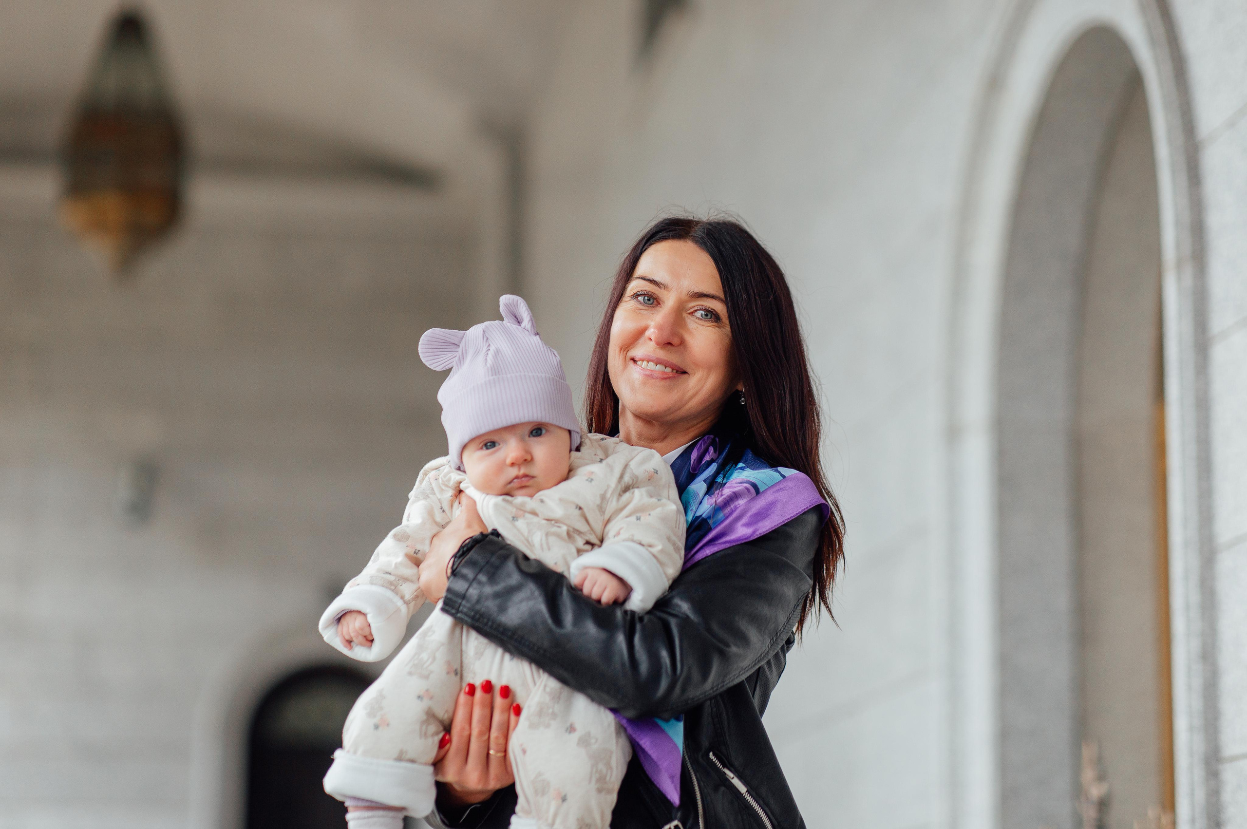 Крещение Киры, храм Святой Живоначальной Троицы, Минск, сентябрь 2021