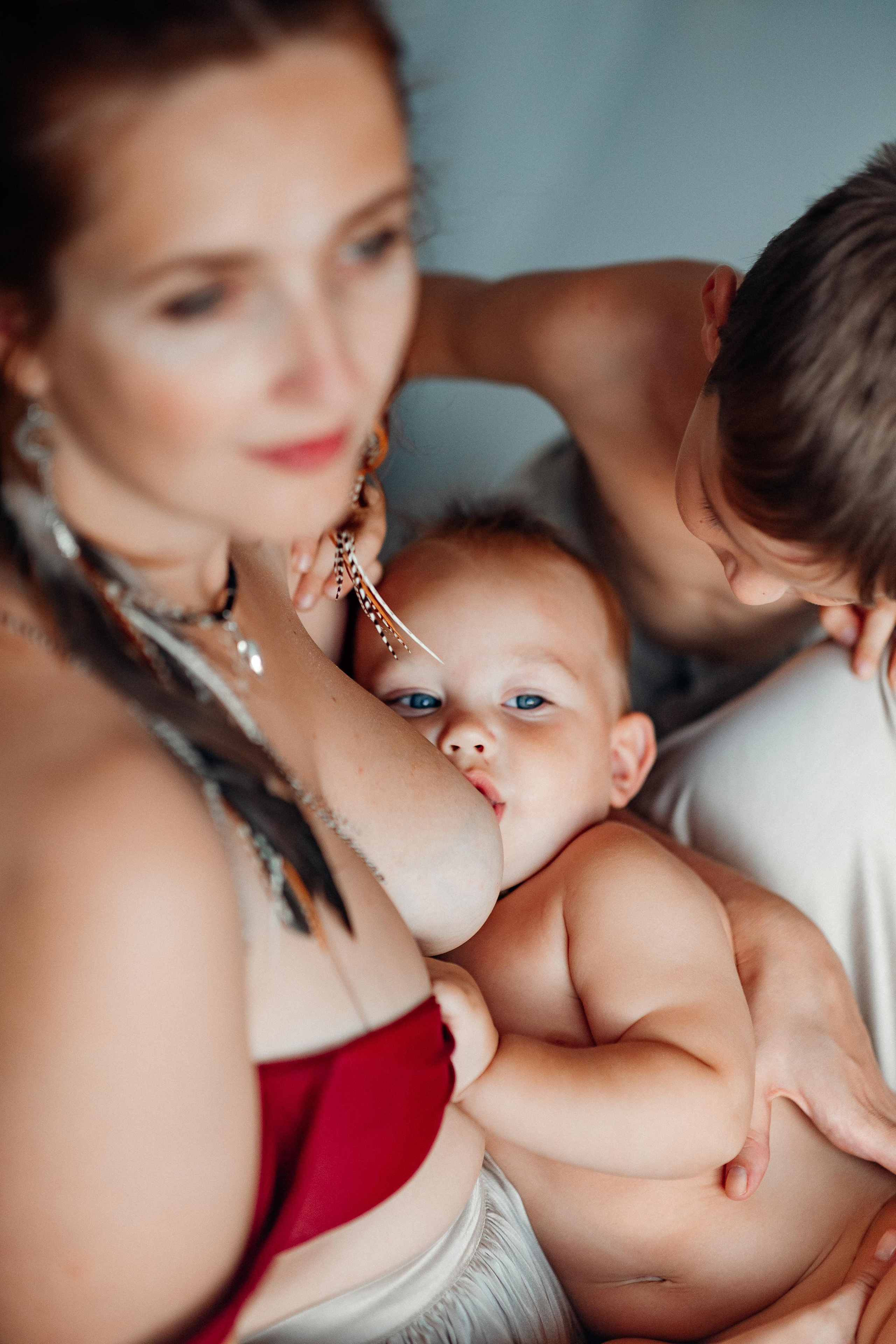 Мама Аня и дети, фотостудия Воздух, октябрь 21