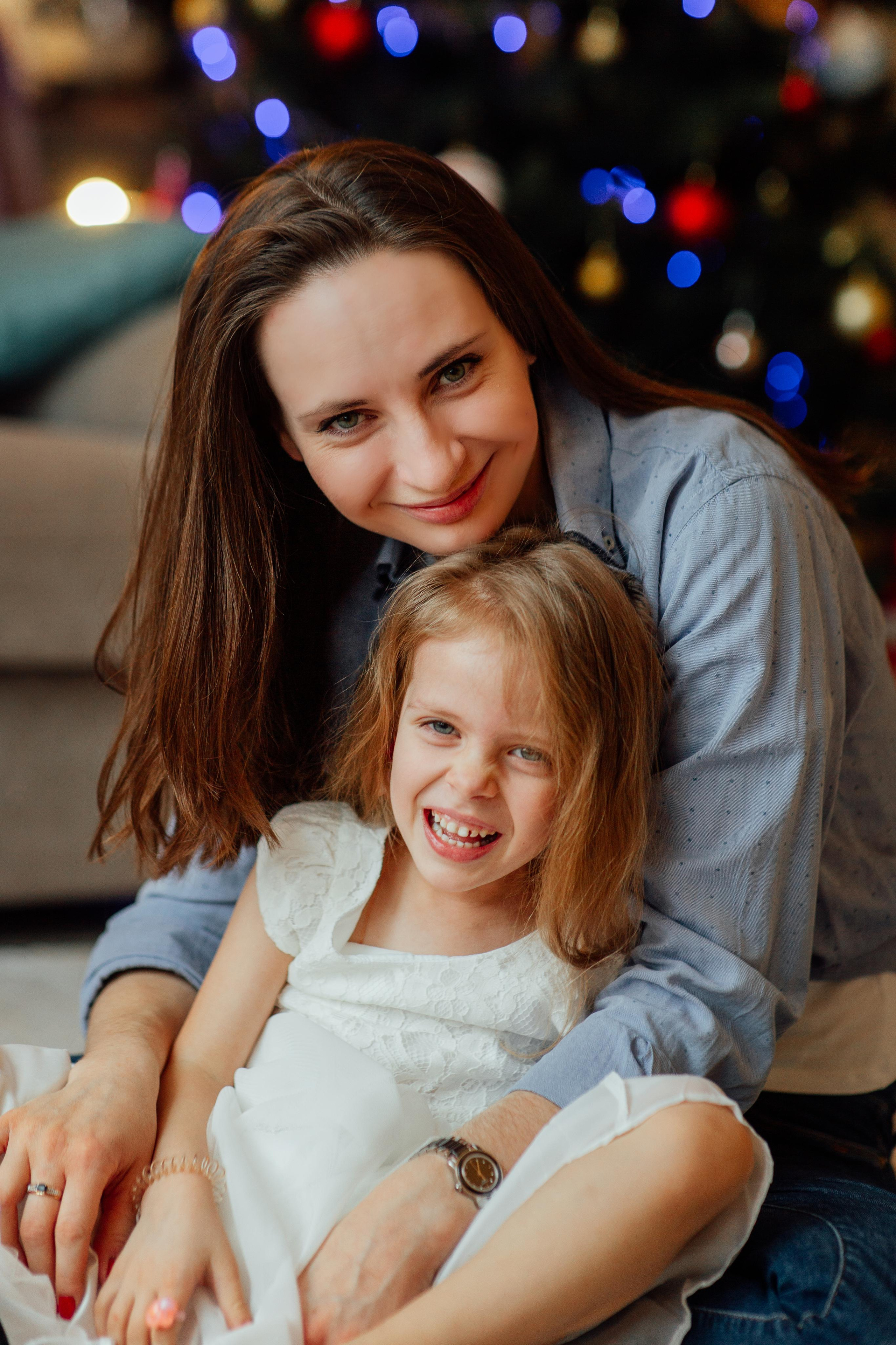 Домашняя, мама Юля и Ариша