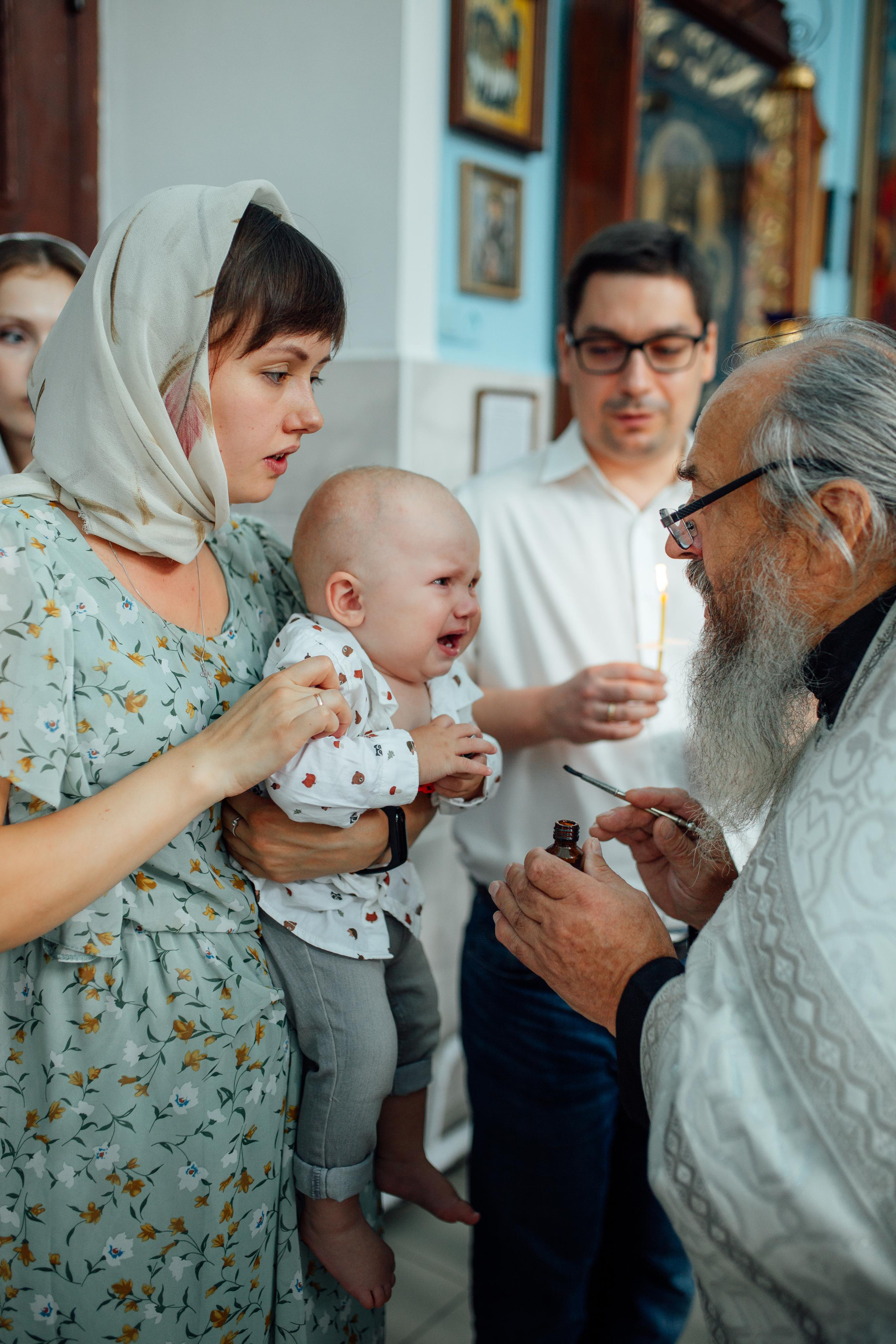 Крещение Марка, храм Петра и Павла, Сенница, август 21