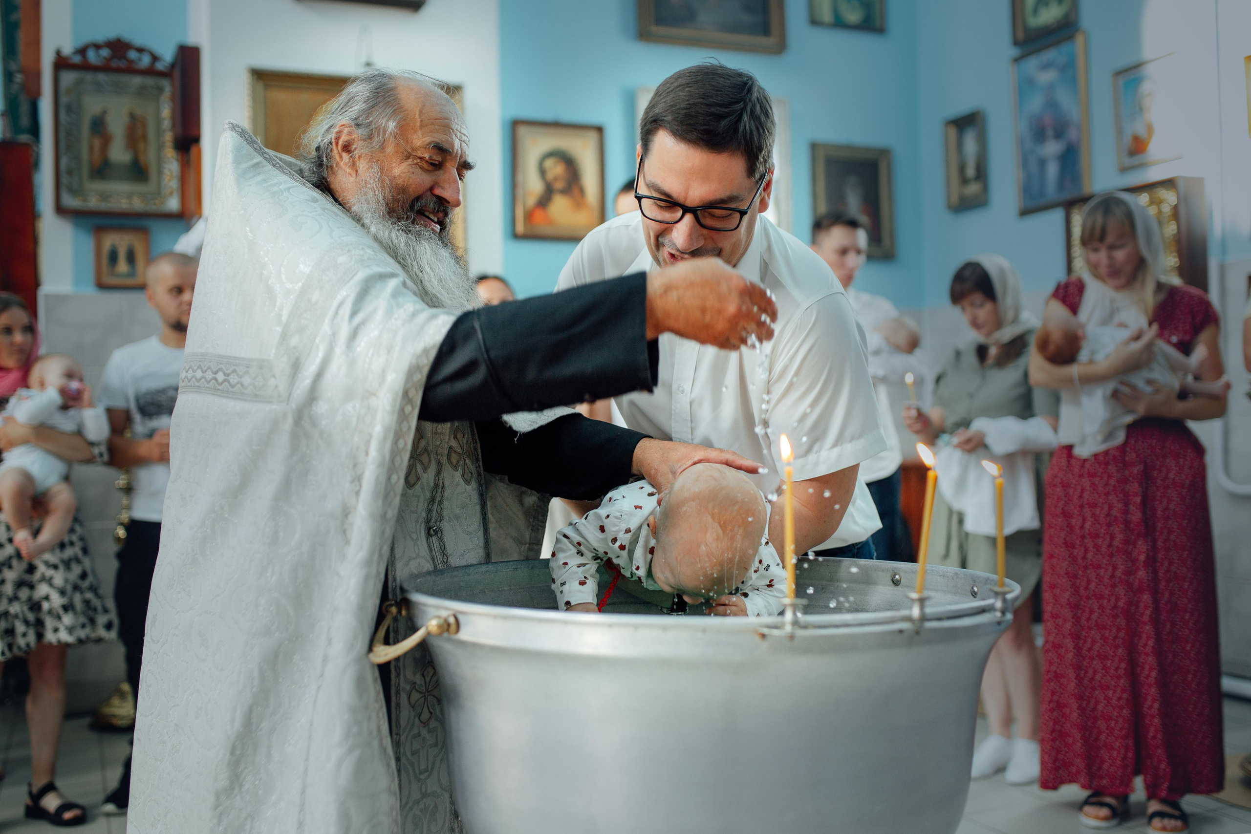 Крещение Марка, храм Петра и Павла, Сенница, август 21