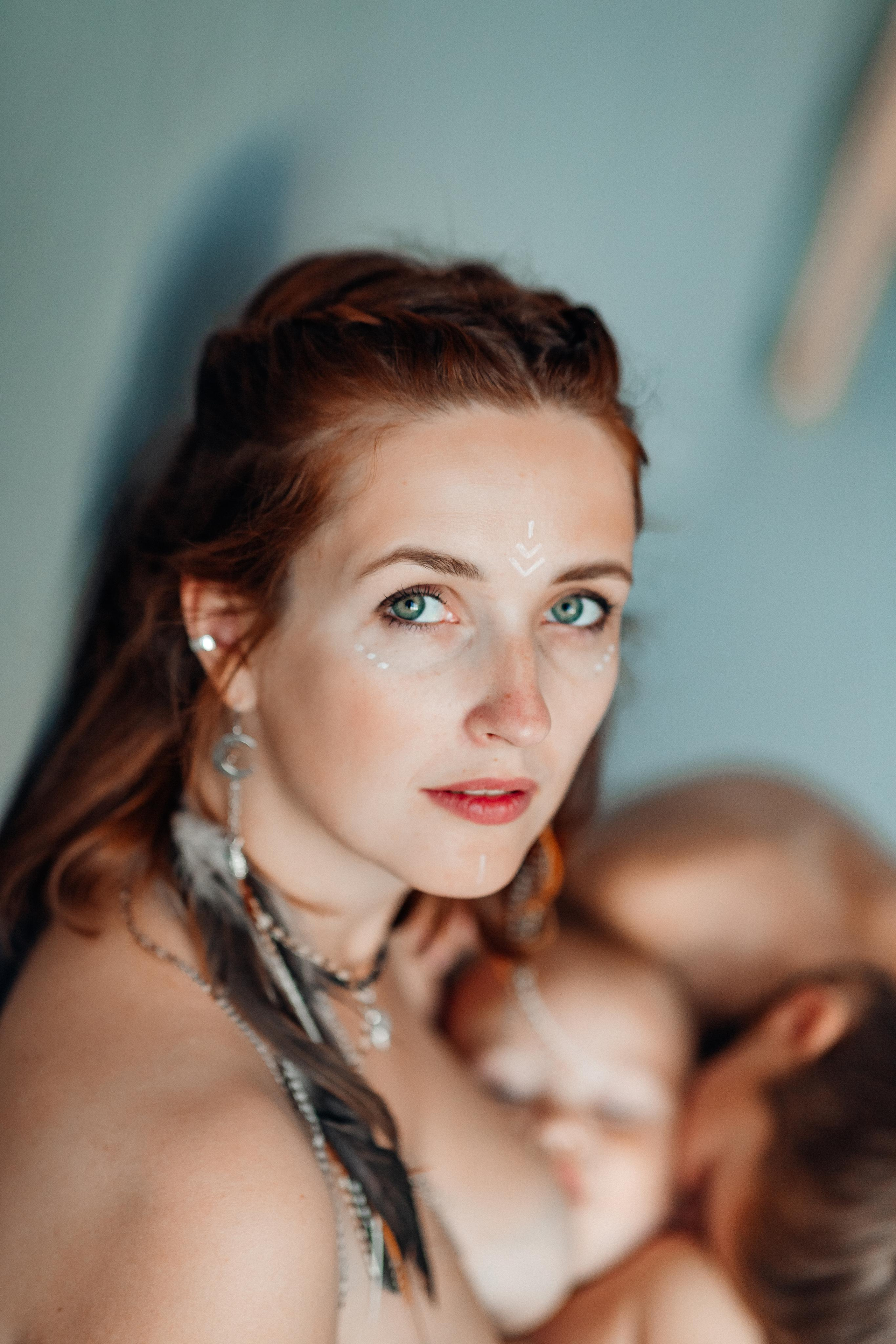 Мама Аня и дети, фотостудия Воздух, октябрь 21