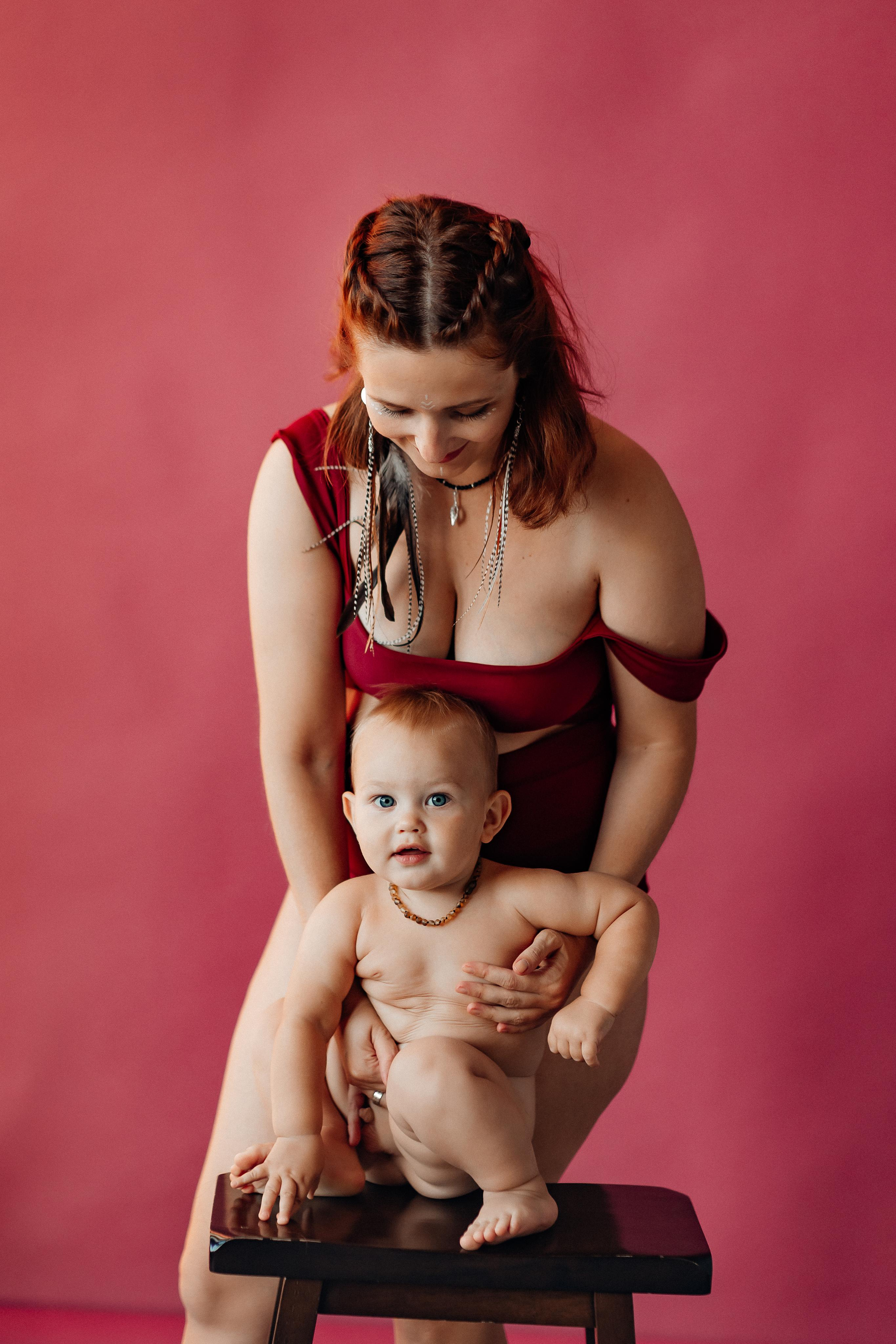 Мама Аня и дети, фотостудия Воздух, октябрь 21