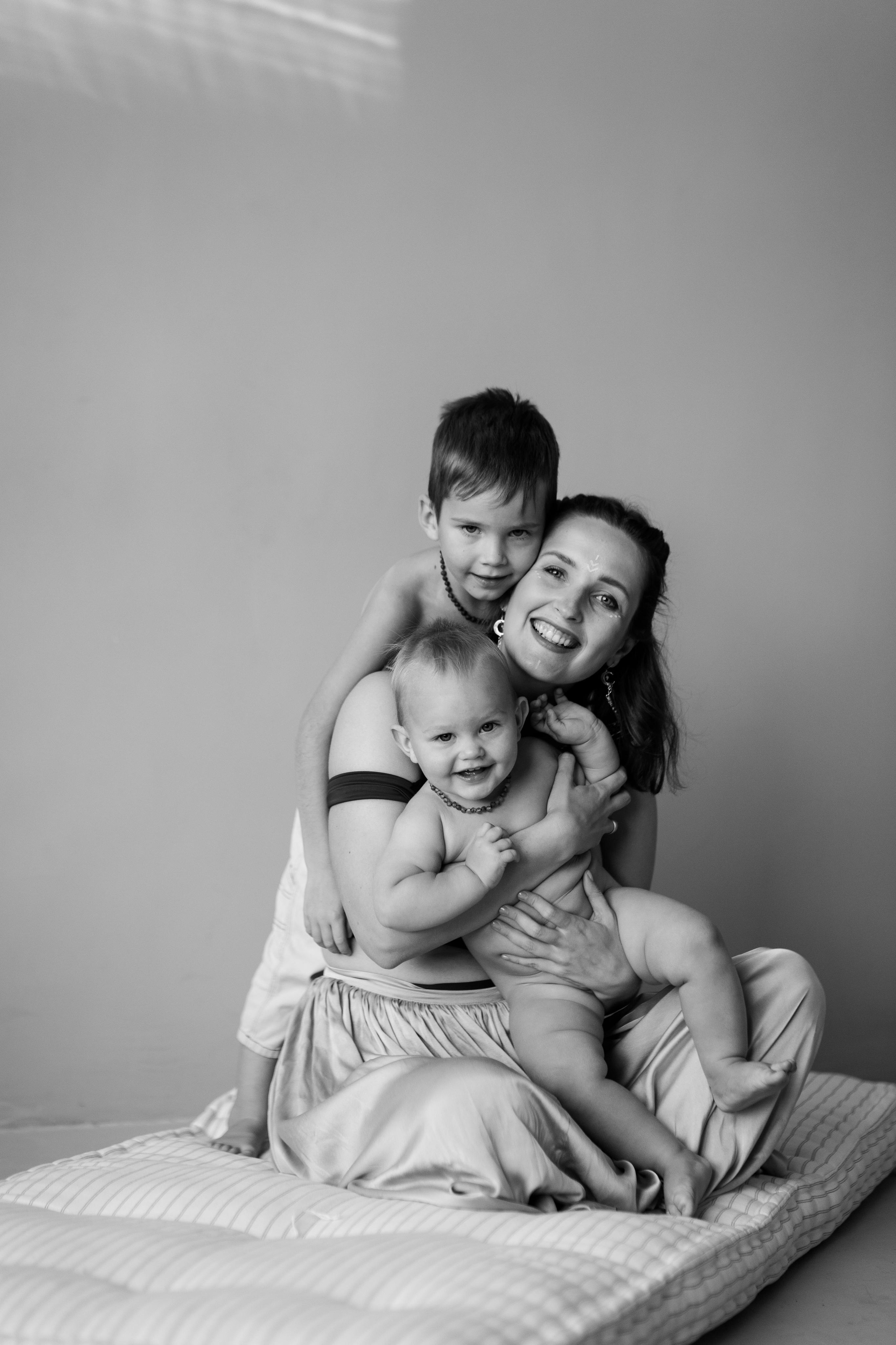 Мама Аня и дети, фотостудия Воздух, октябрь 21