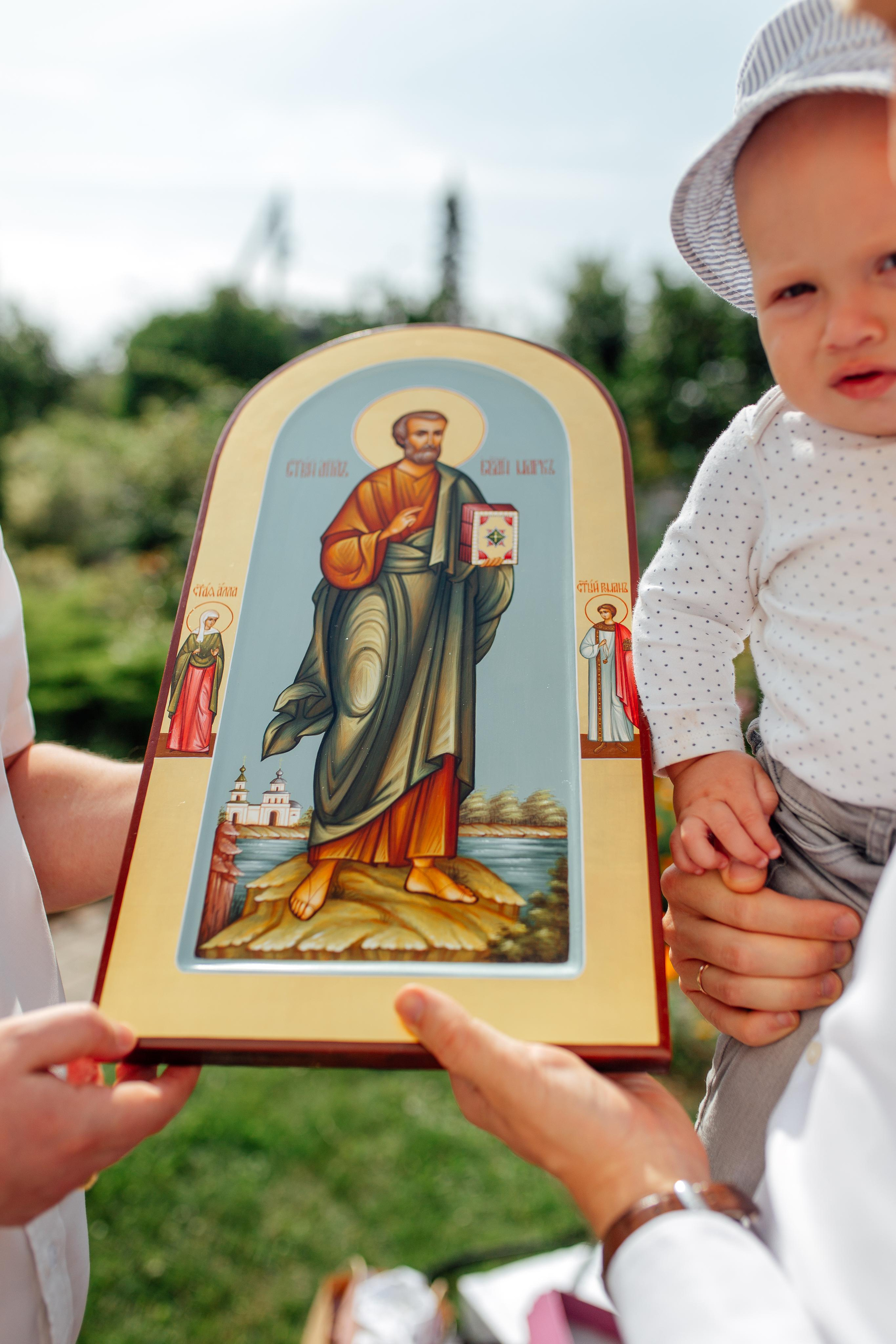 Крещение Марка, храм Петра и Павла, Сенница, август 21