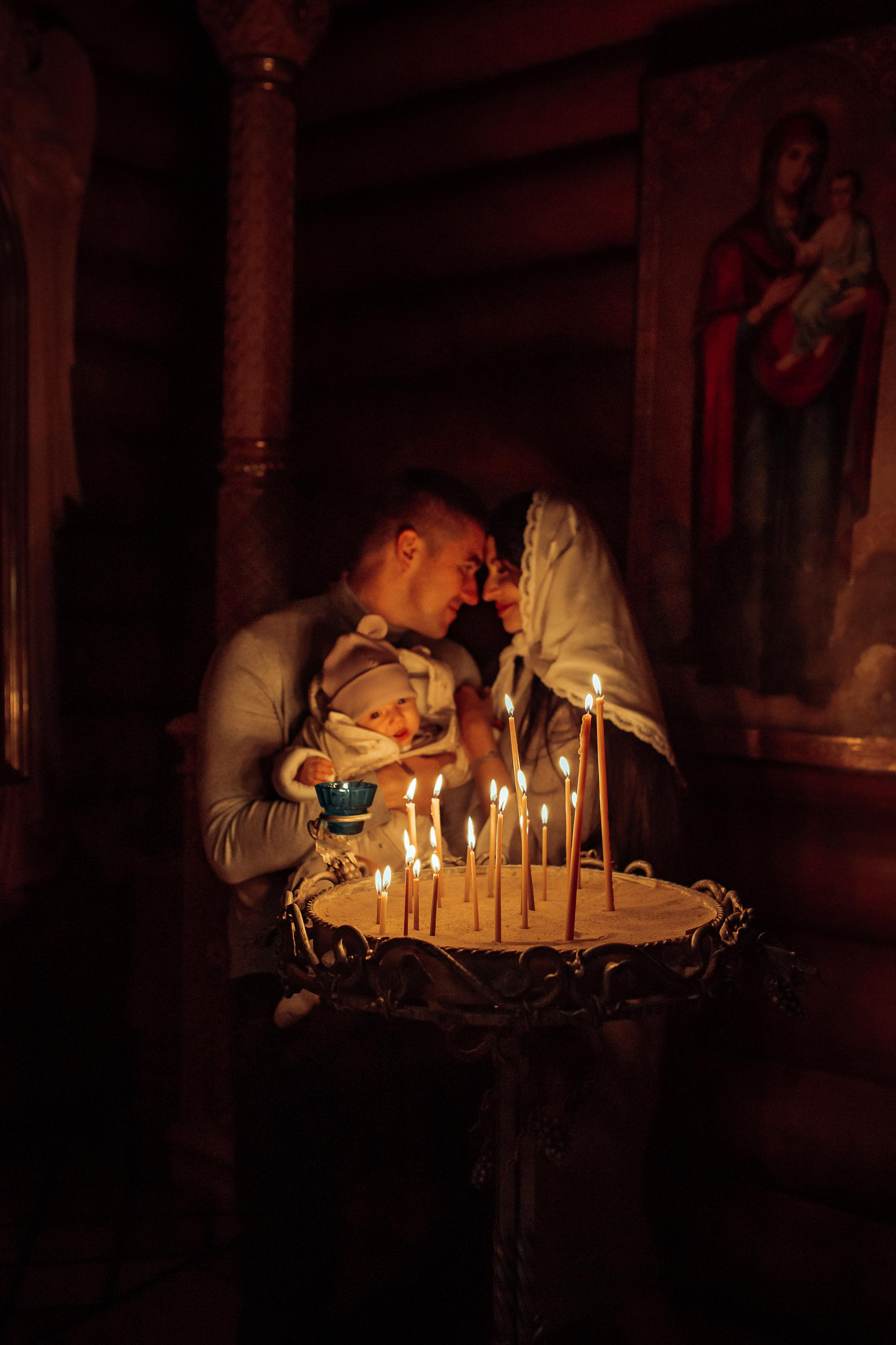 Крещение Киры, храм Святой Живоначальной Троицы, Минск, сентябрь 2021