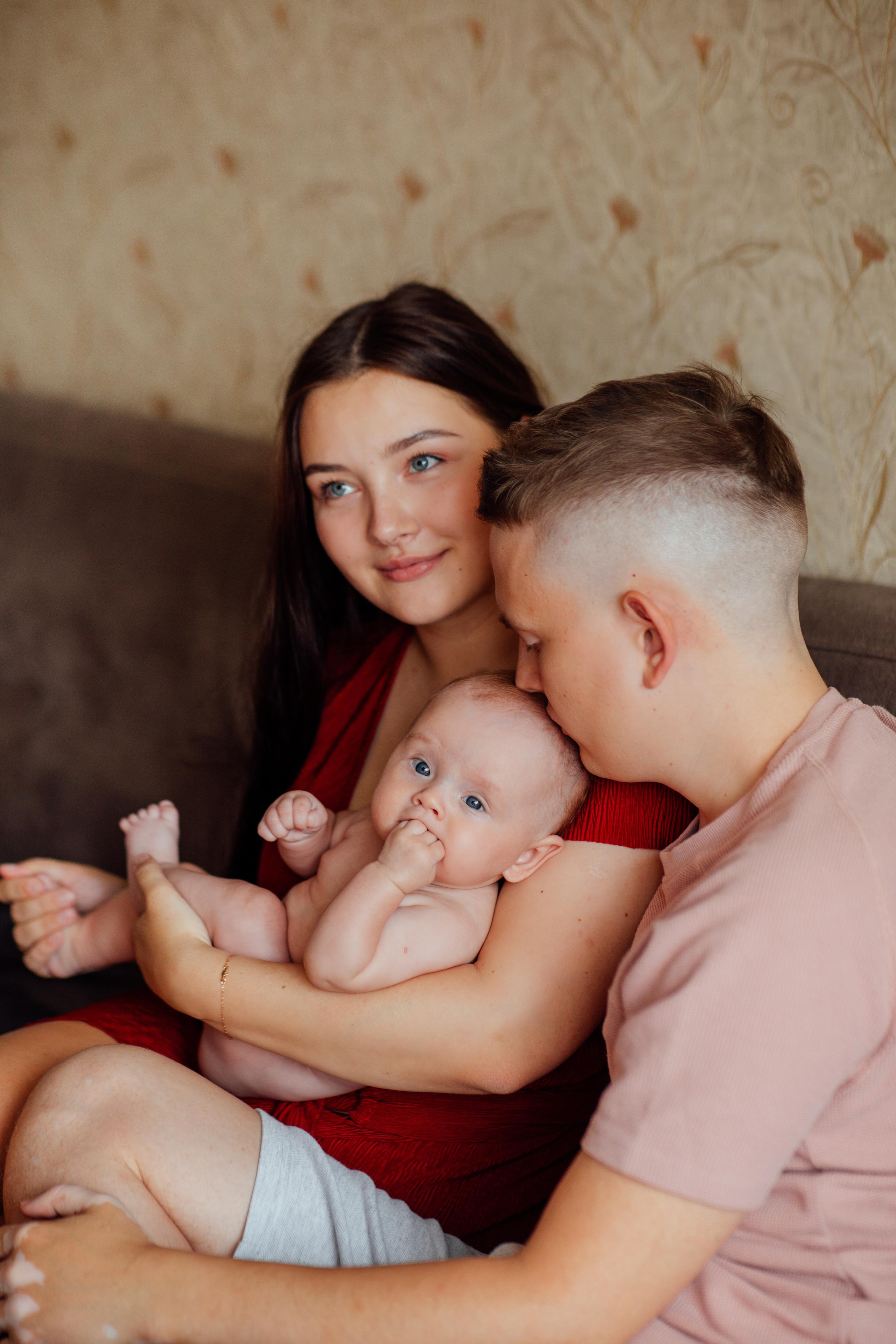 Домашняя, малышка Афина, июль 21