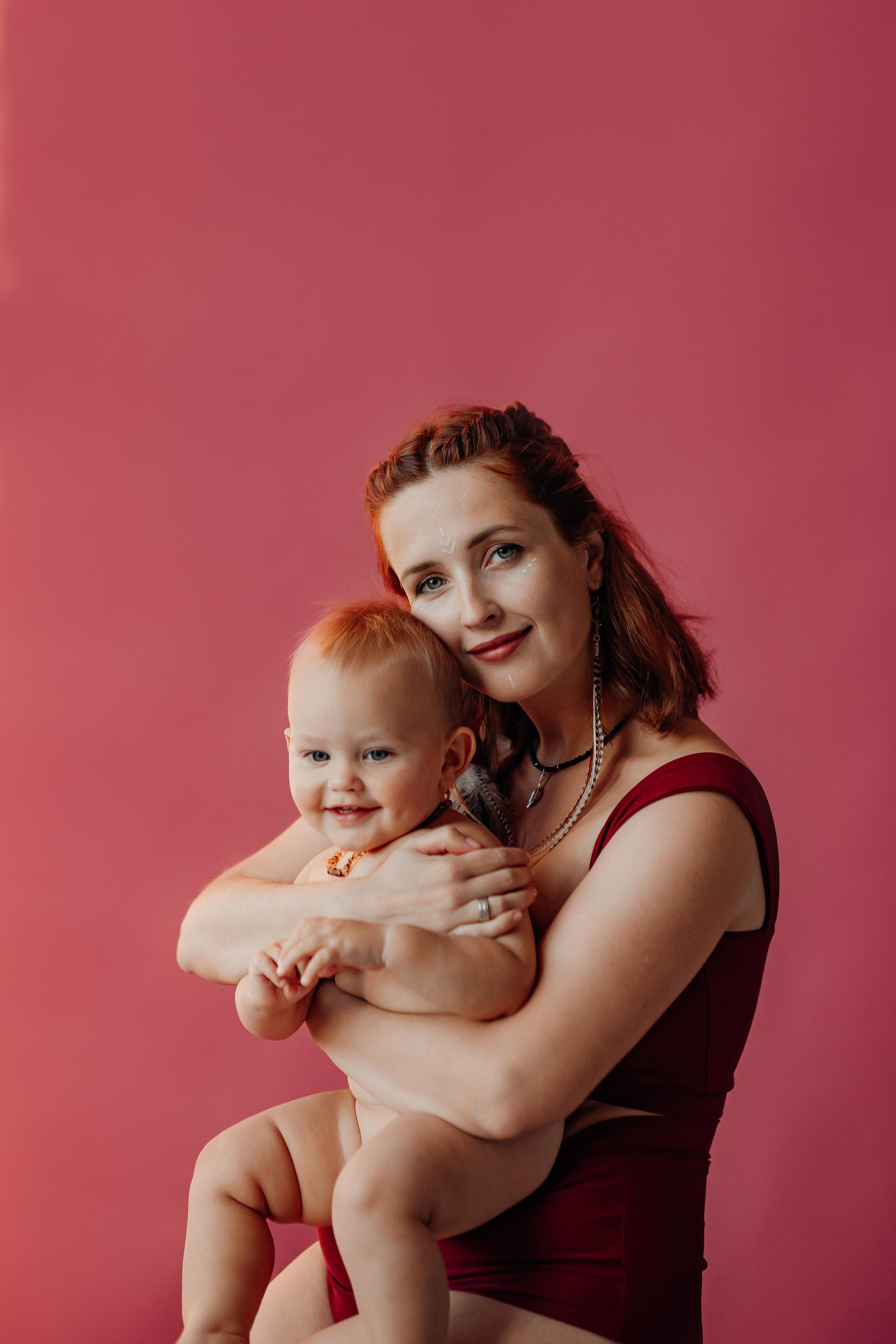 Мама Аня и дети, фотостудия Воздух, октябрь 21