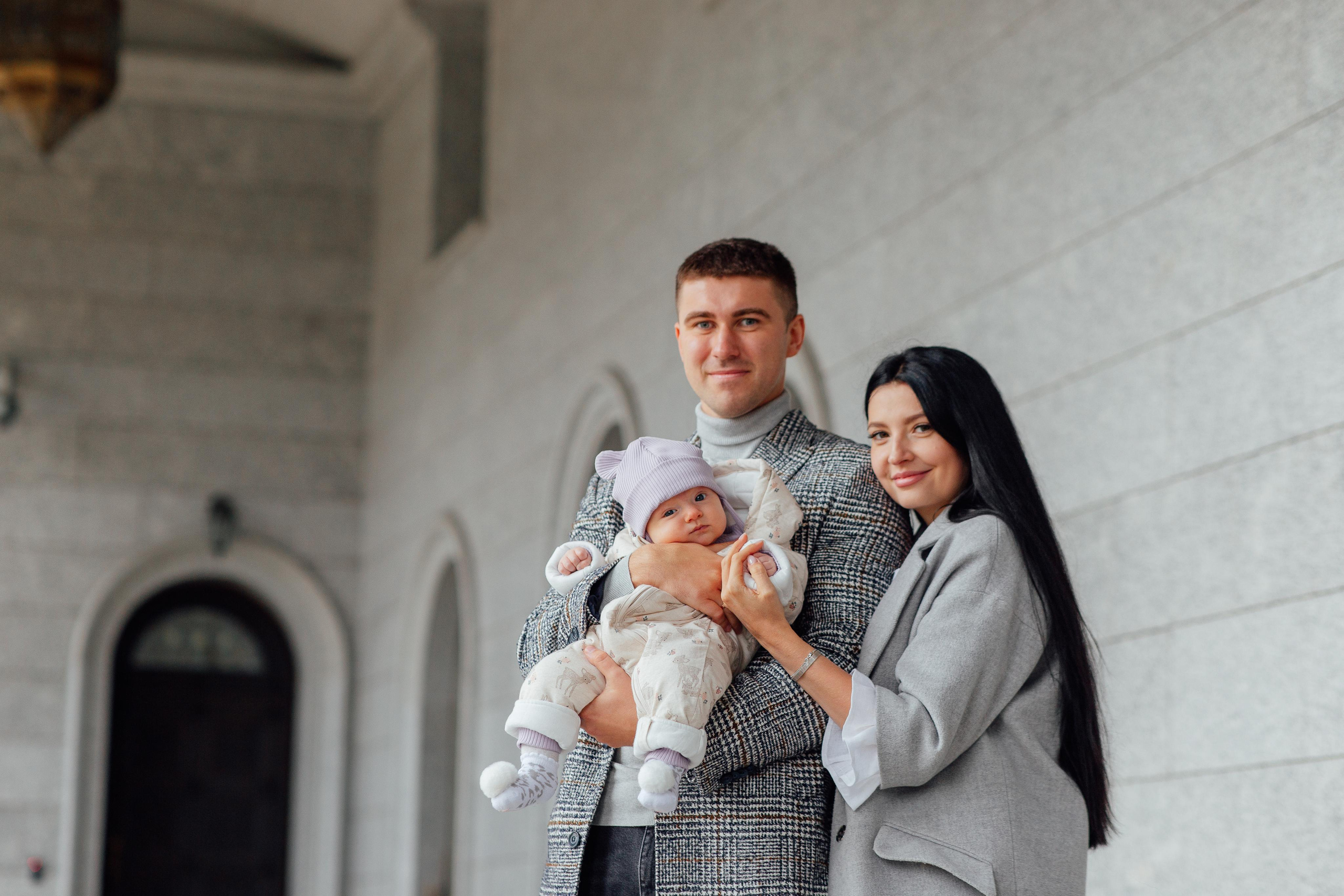 Крещение Киры, храм Святой Живоначальной Троицы, Минск, сентябрь 2021