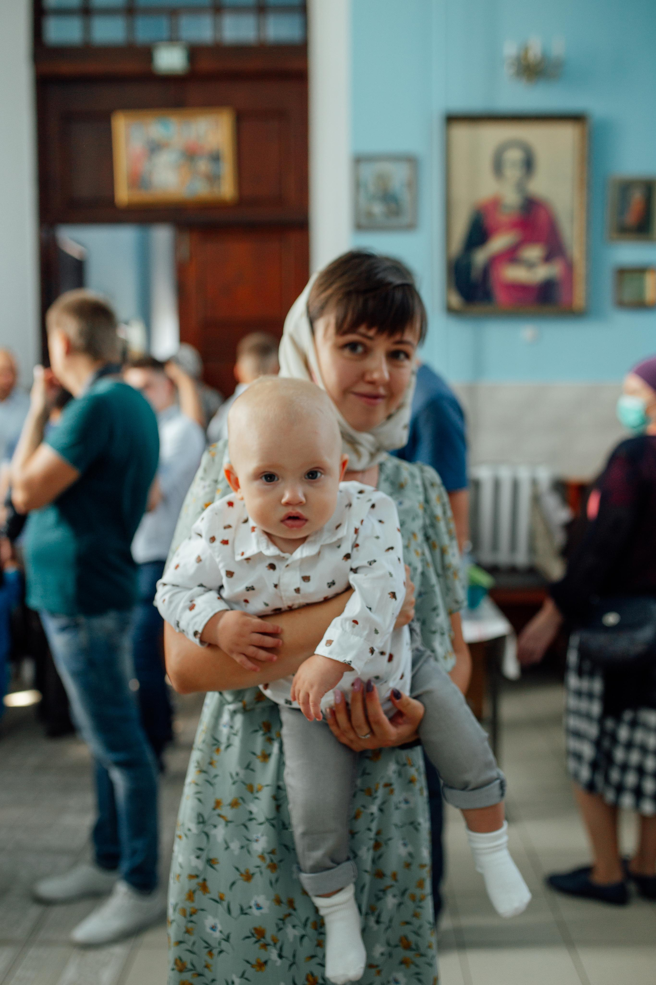 Крещение Марка, храм Петра и Павла, Сенница, август 21