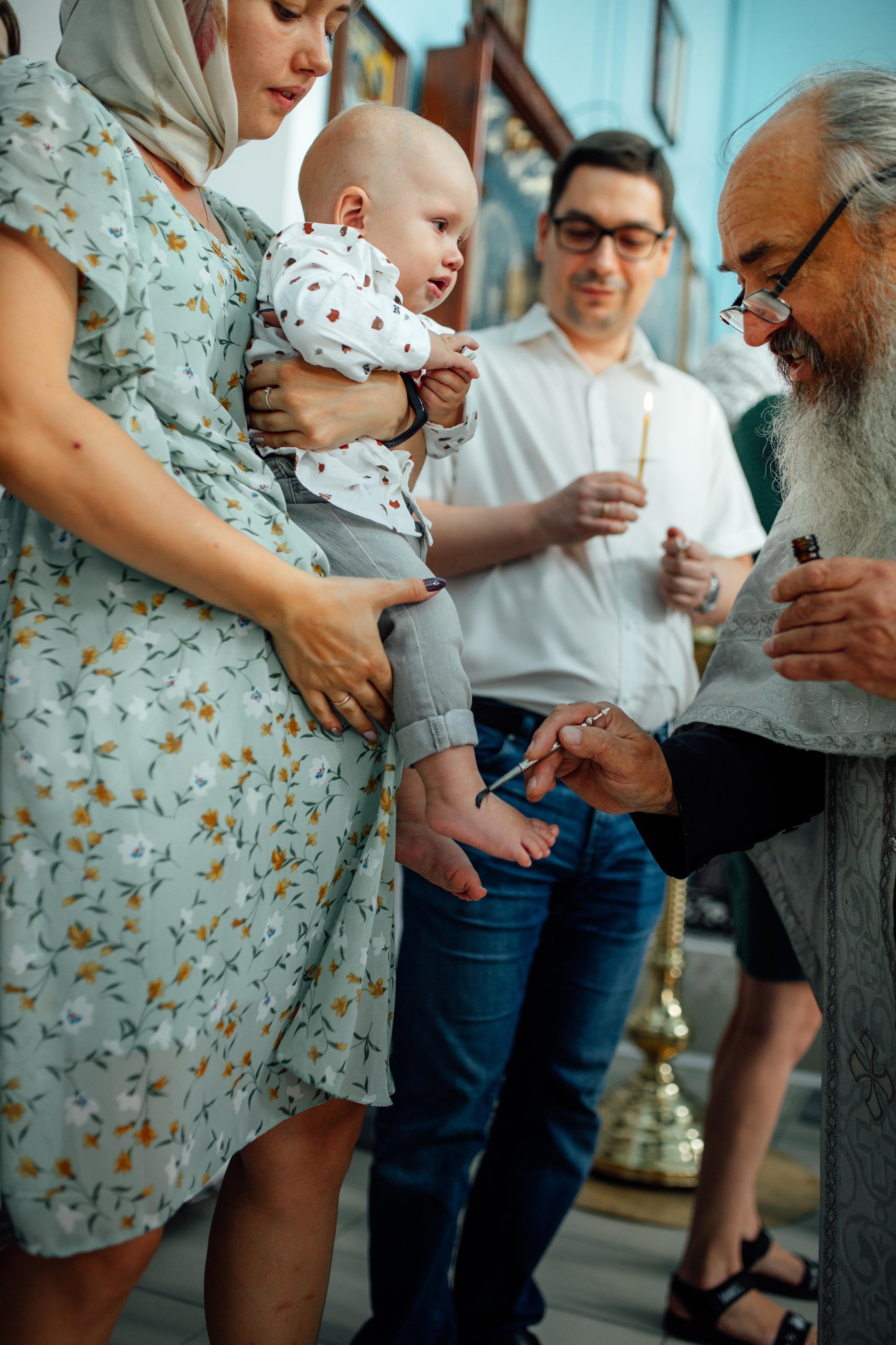 Крещение Марка, храм Петра и Павла, Сенница, август 21