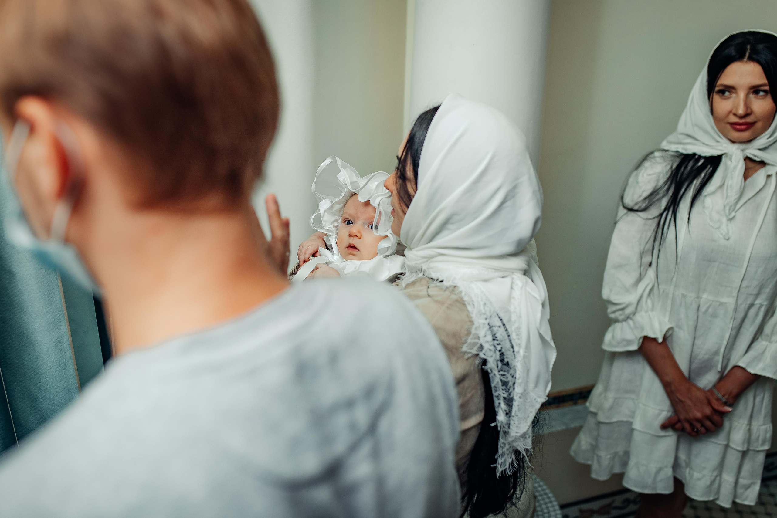 Крещение Киры, храм Святой Живоначальной Троицы, Минск, сентябрь 2021