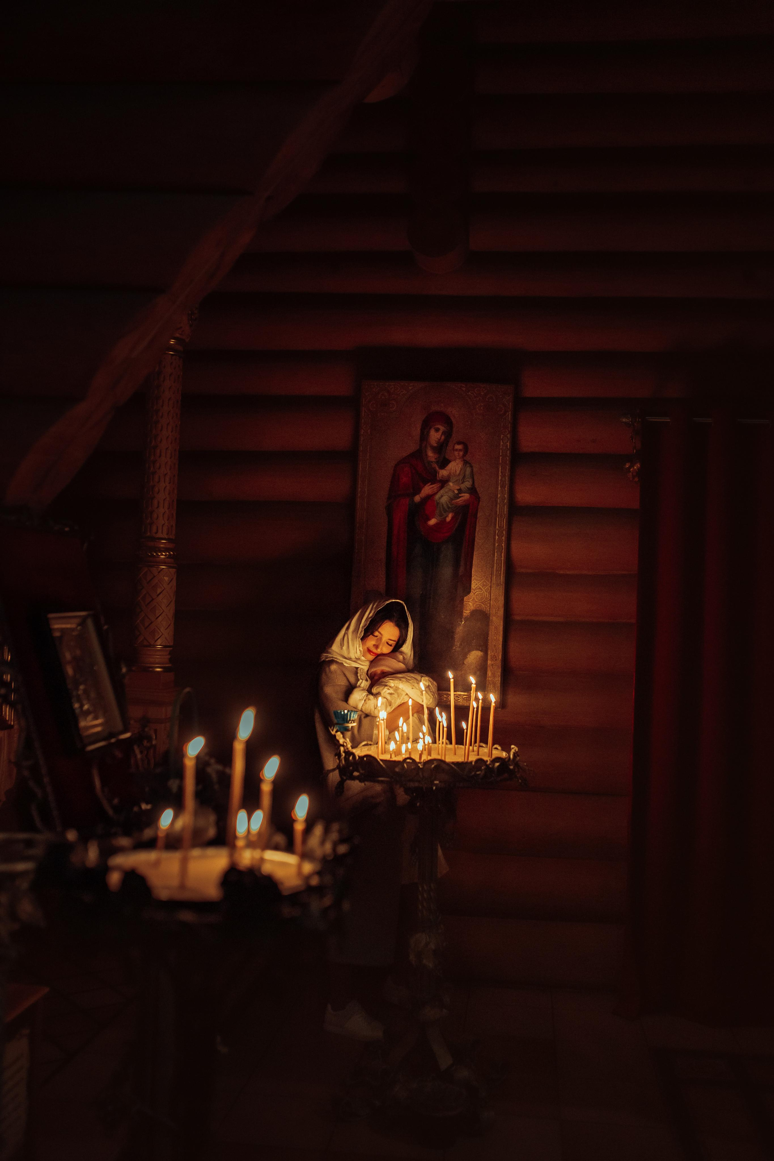 Крещение Киры, храм Святой Живоначальной Троицы, Минск, сентябрь 2021