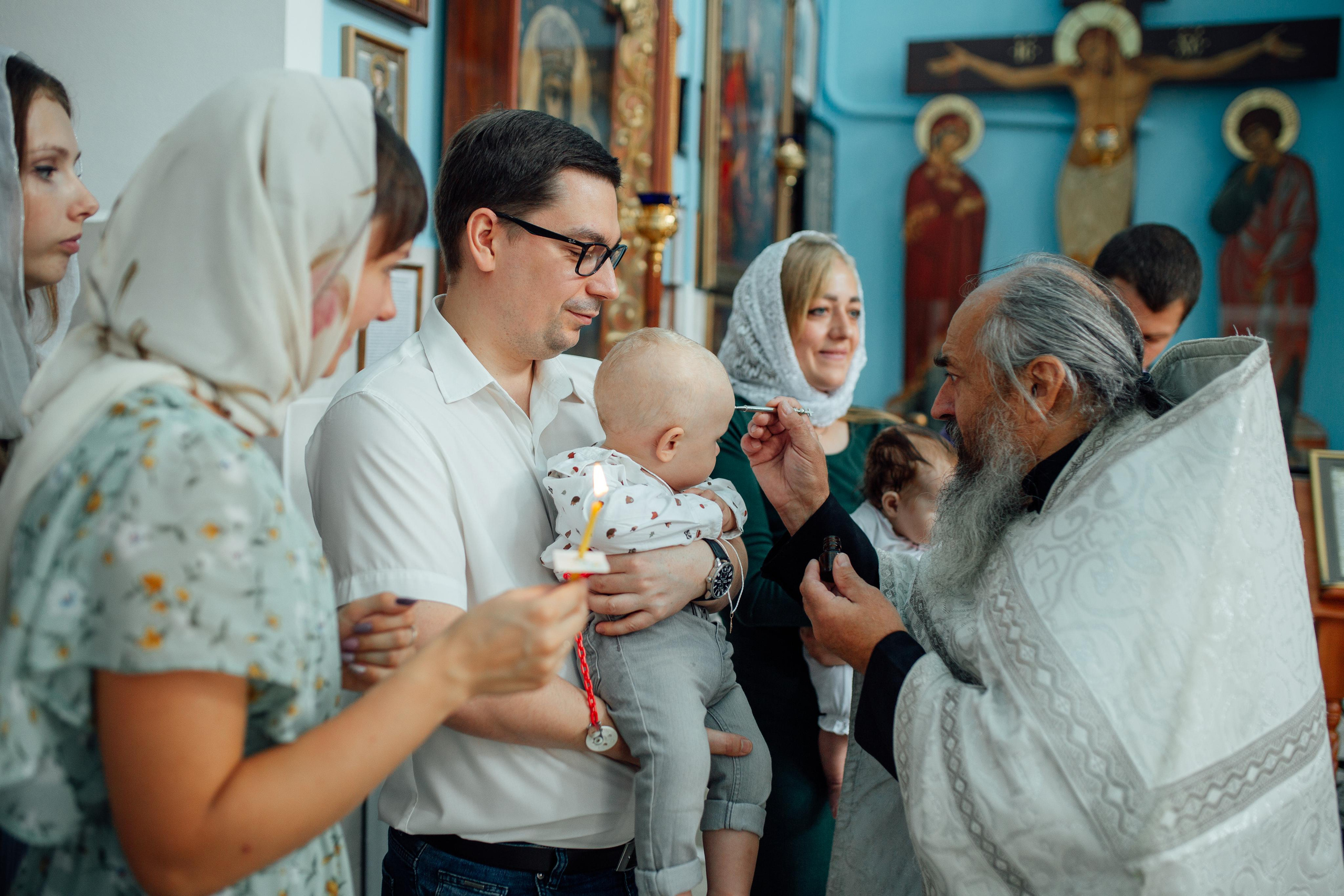 Крещение Марка, храм Петра и Павла, Сенница, август 21