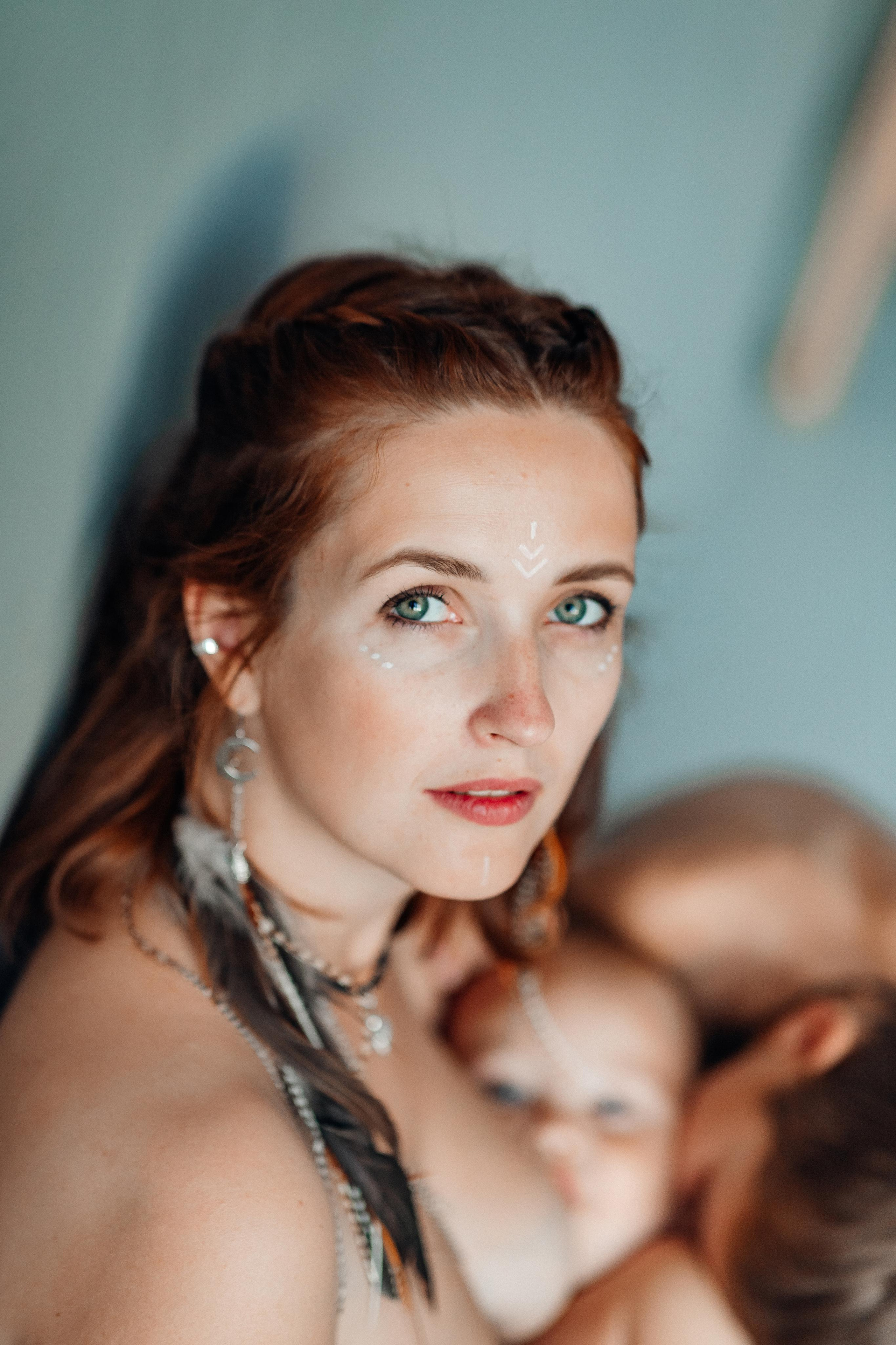 Мама Аня и дети, фотостудия Воздух, октябрь 21