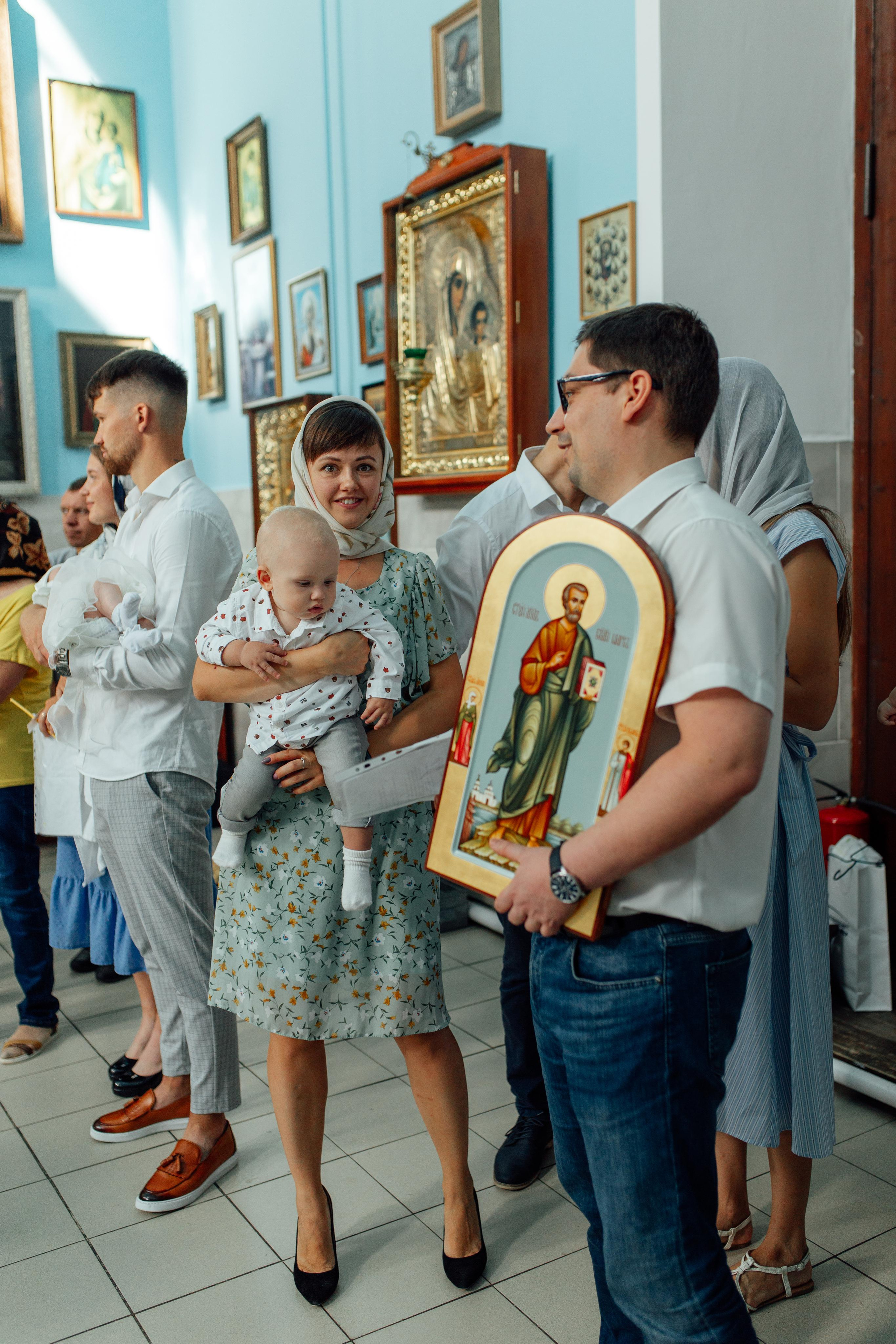 Крещение Марка, храм Петра и Павла, Сенница, август 21