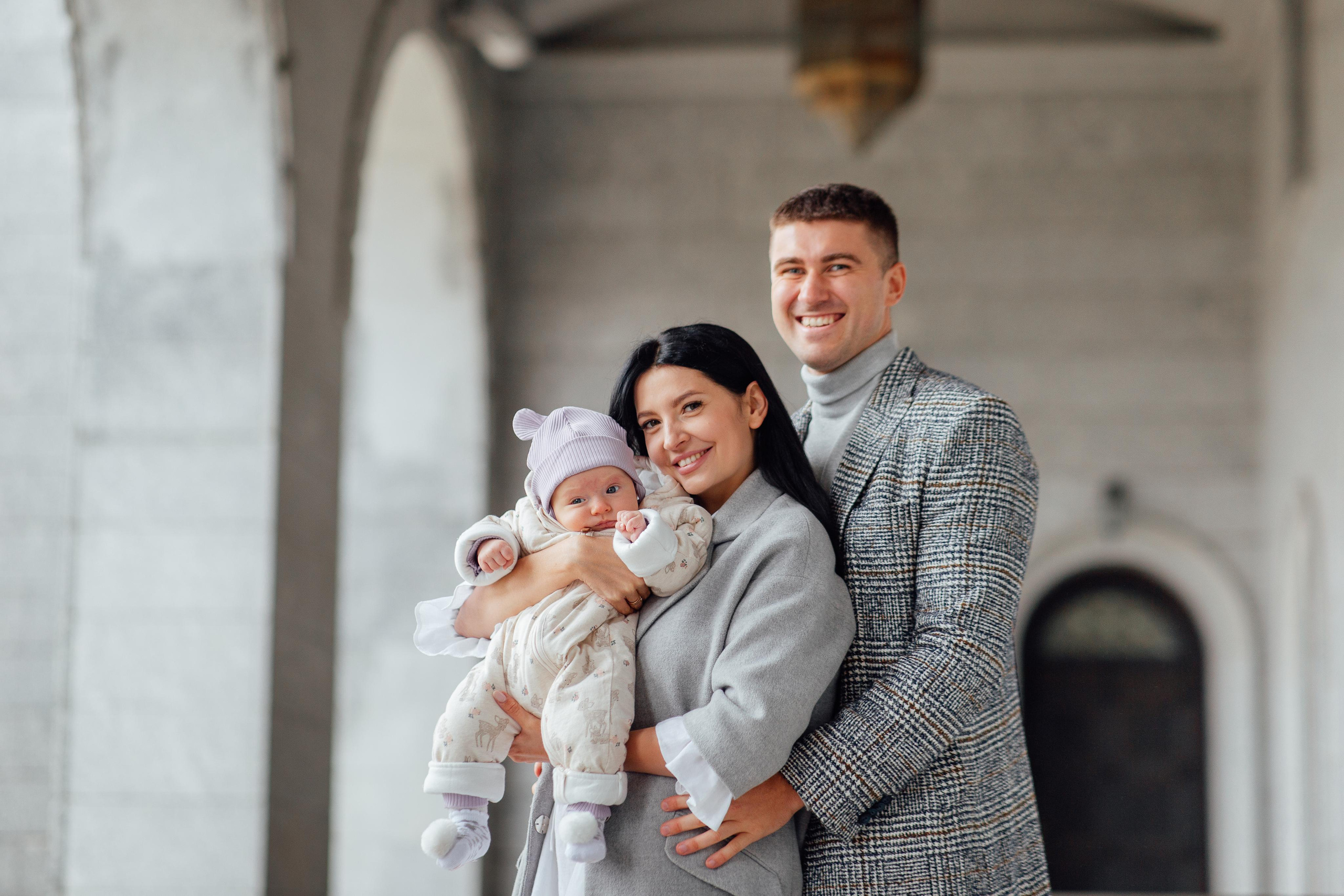 Крещение Киры, храм Святой Живоначальной Троицы, Минск, сентябрь 2021