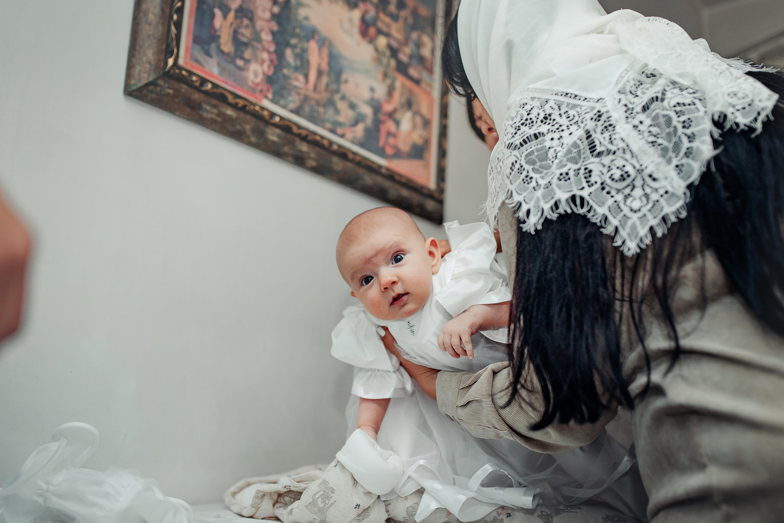 Крещение Киры, храм Святой Живоначальной Троицы, Минск, сентябрь 2021