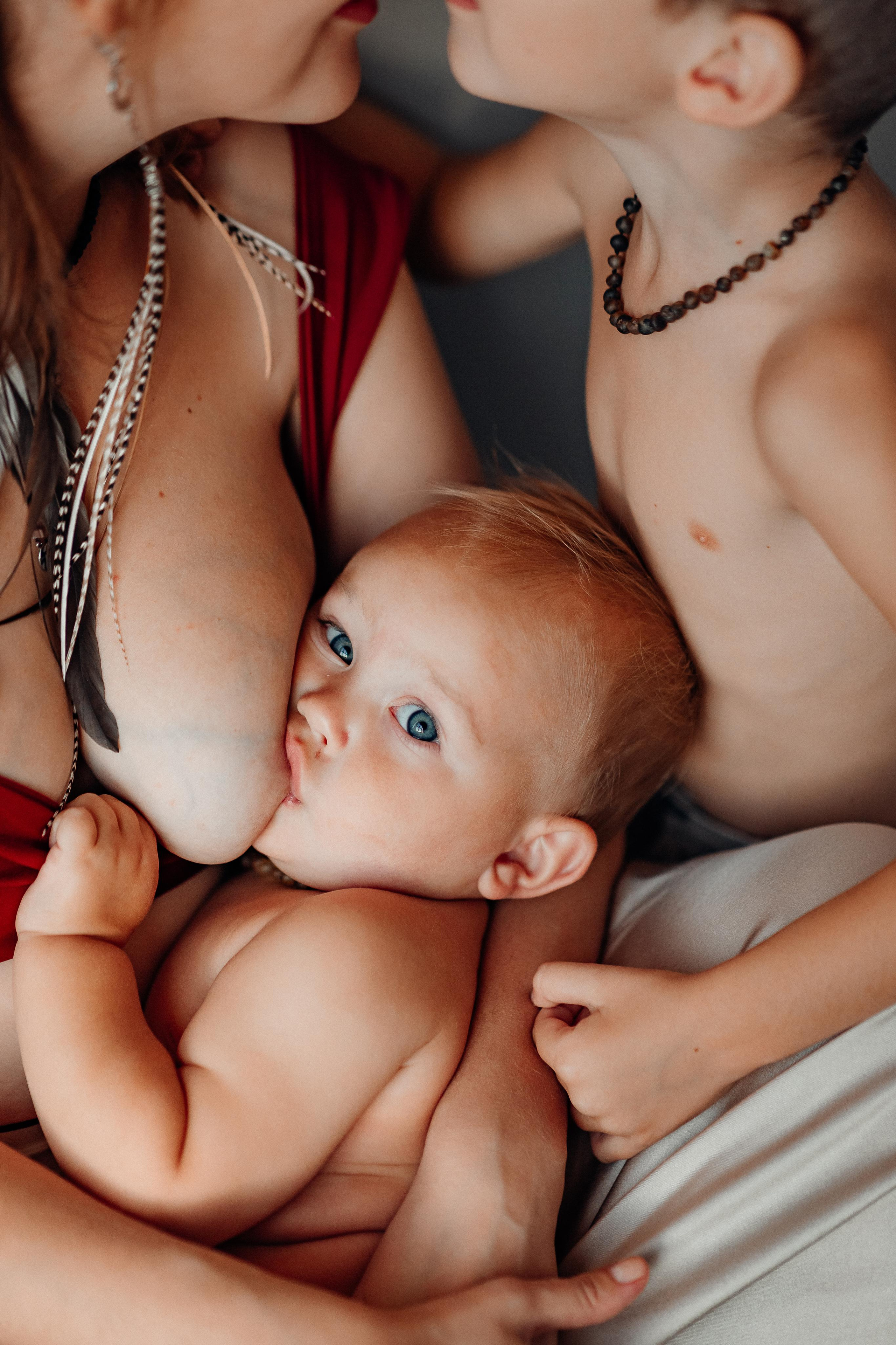 Мама Аня и дети, фотостудия Воздух, октябрь 21