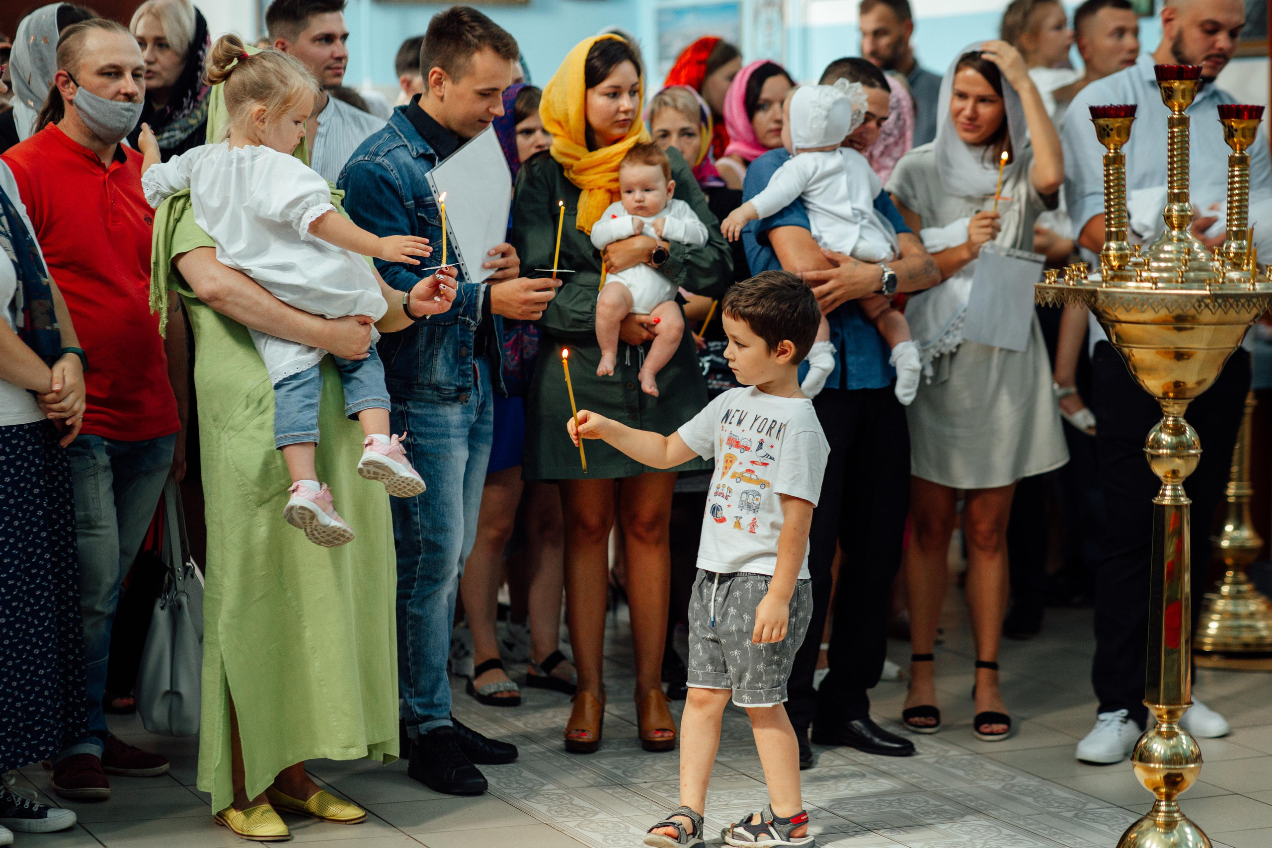 Крещение Марка, храм Петра и Павла, Сенница, август 21