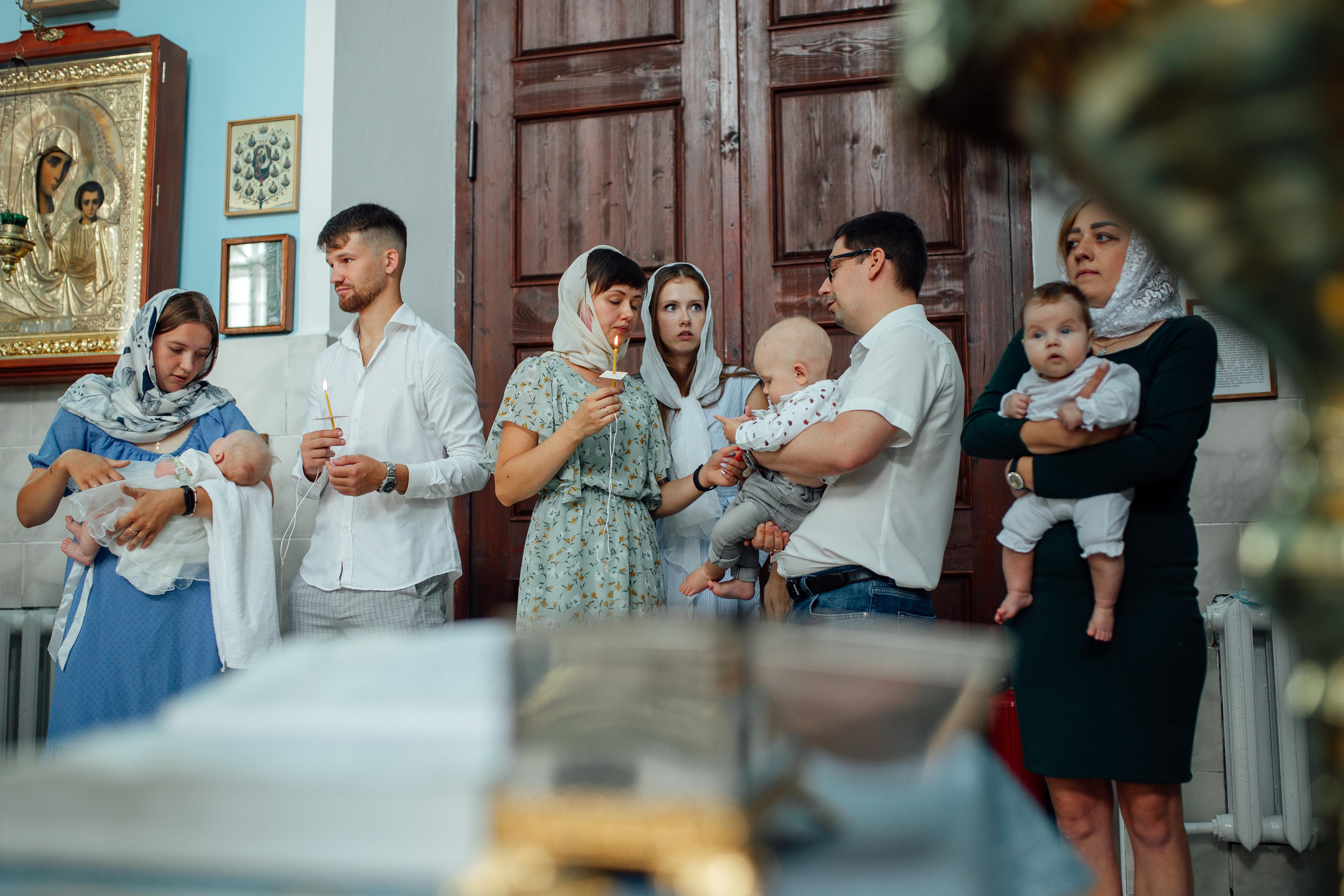 Крещение Марка, храм Петра и Павла, Сенница, август 21