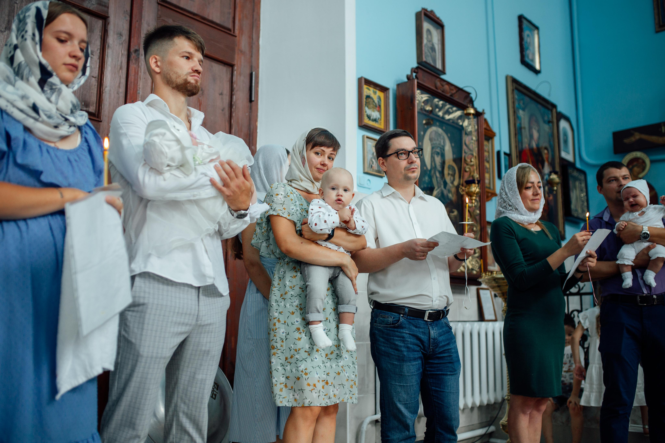 Крещение Марка, храм Петра и Павла, Сенница, август 21