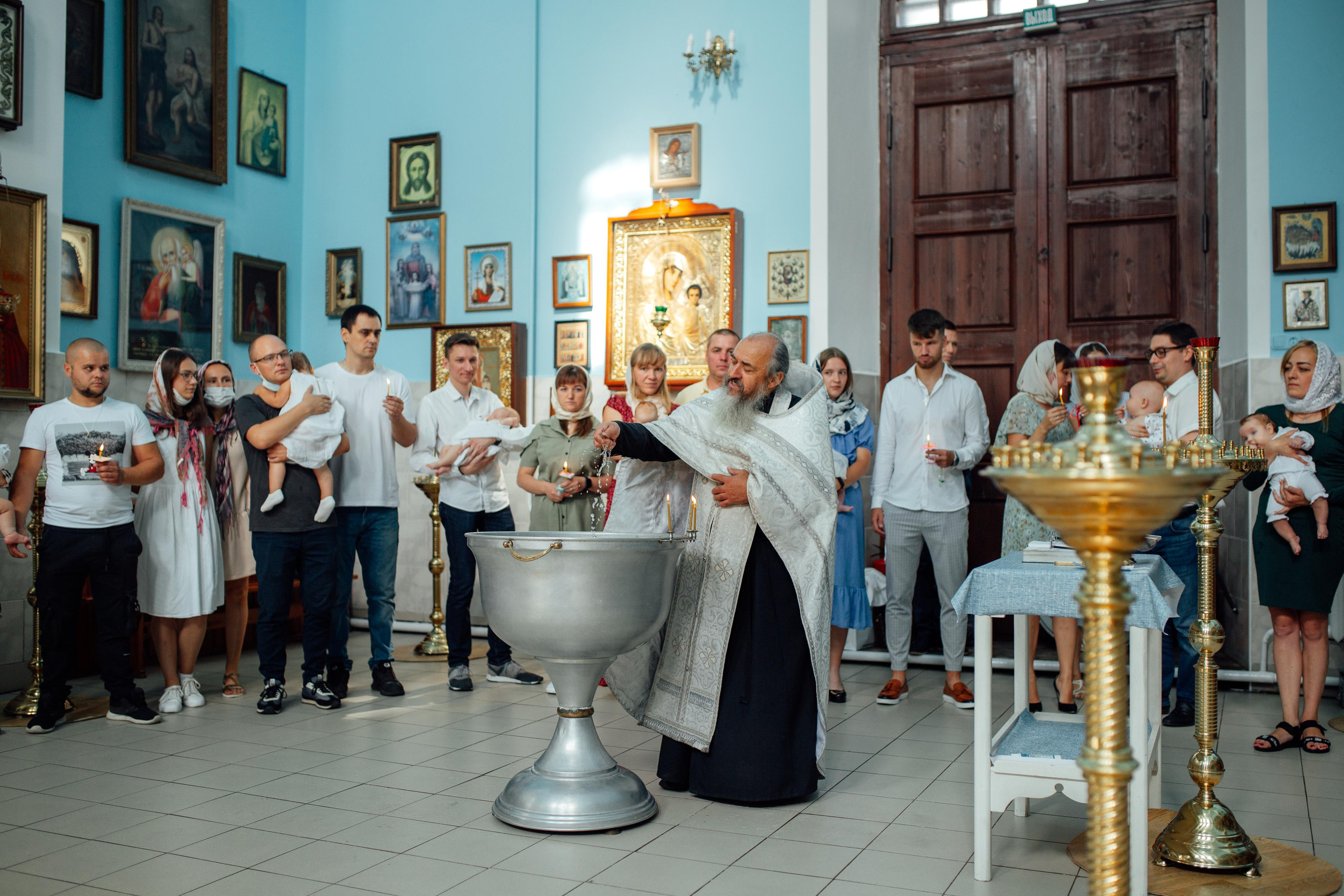 Крещение Марка, храм Петра и Павла, Сенница, август 21