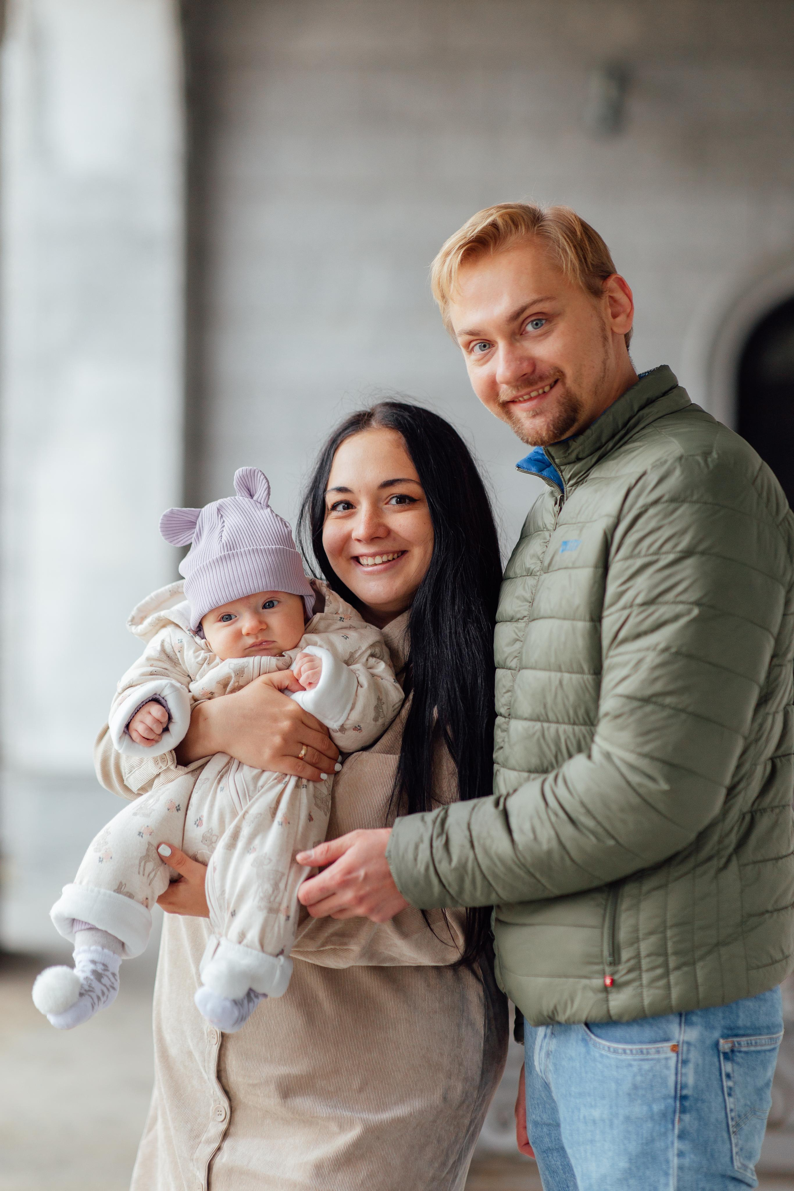 Крещение Киры, храм Святой Живоначальной Троицы, Минск, сентябрь 2021