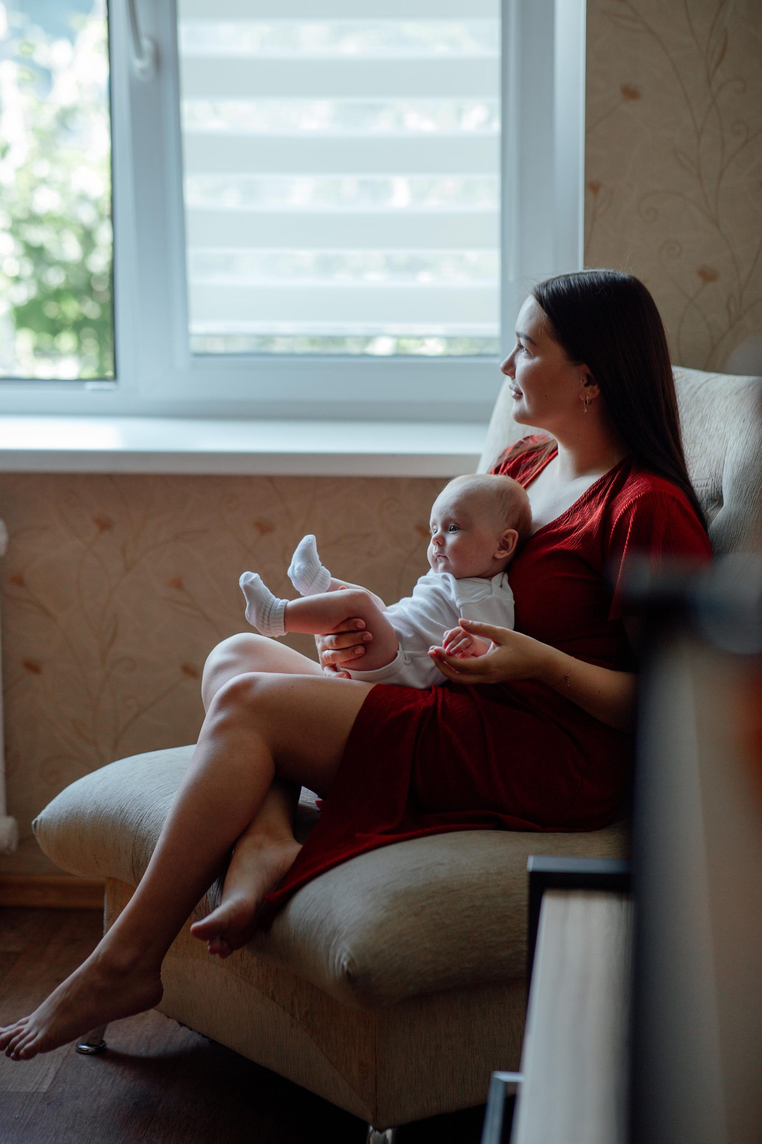 Домашняя, малышка Афина, июль 21