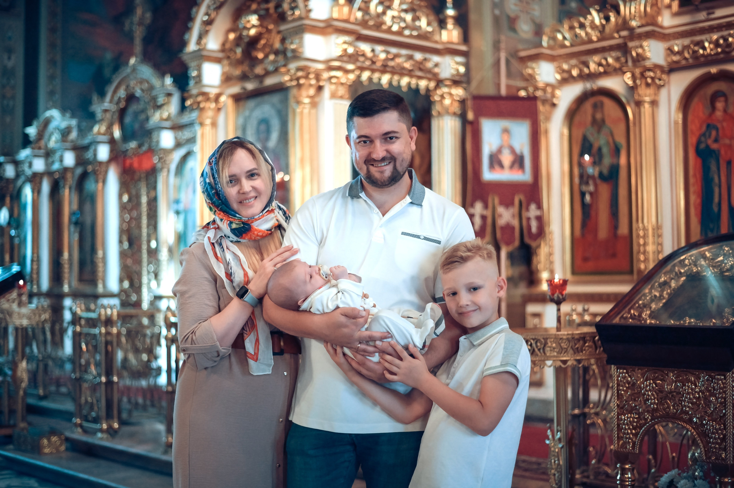 Крещение. Детский и семейный фотограф Ирина Баранова