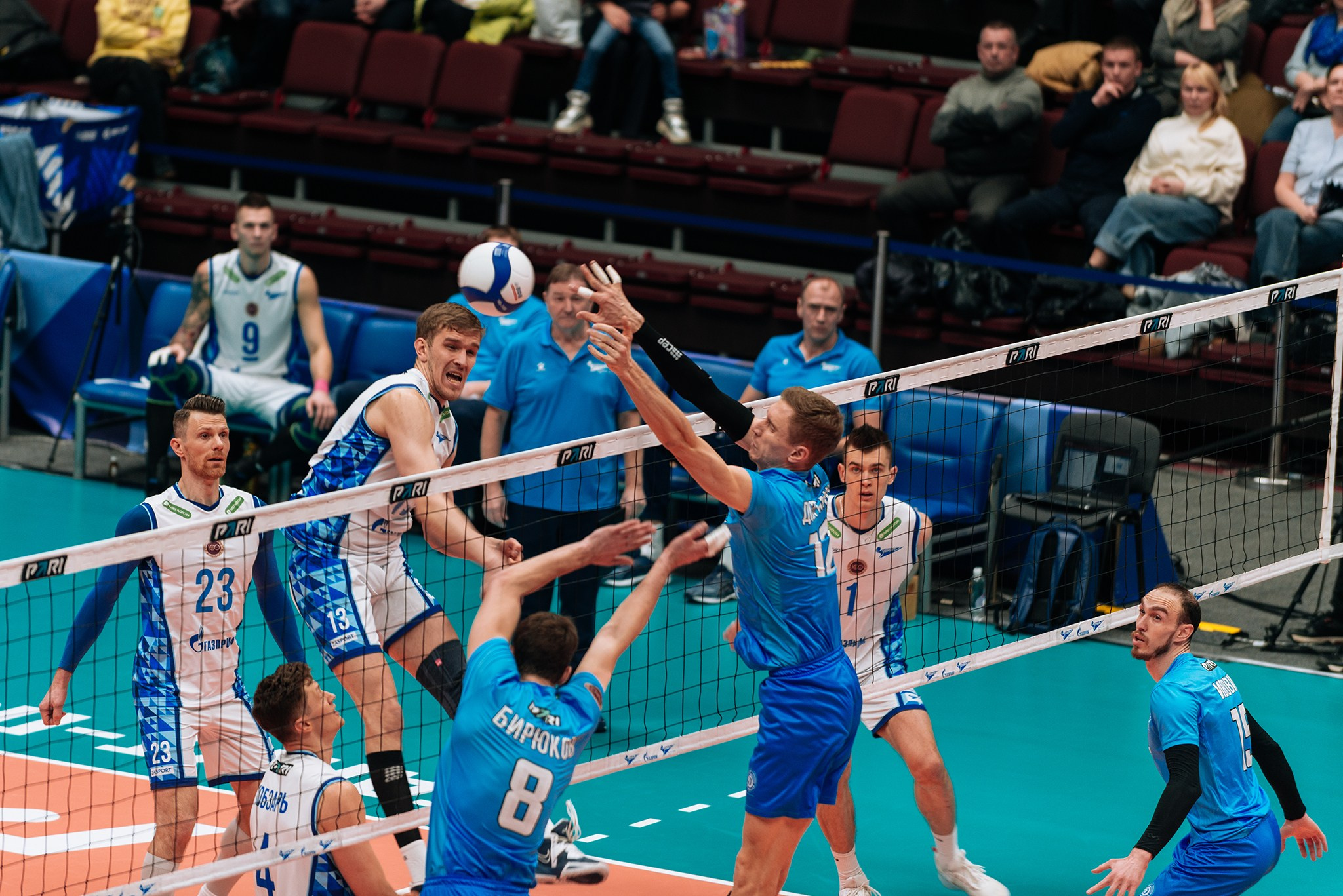 Зенит — Динамо-ЛО. Чемпионат России по волейболу. Февраль 24. Репортажный фотограф в Санкт-Петербурге Анастасия Клёпова