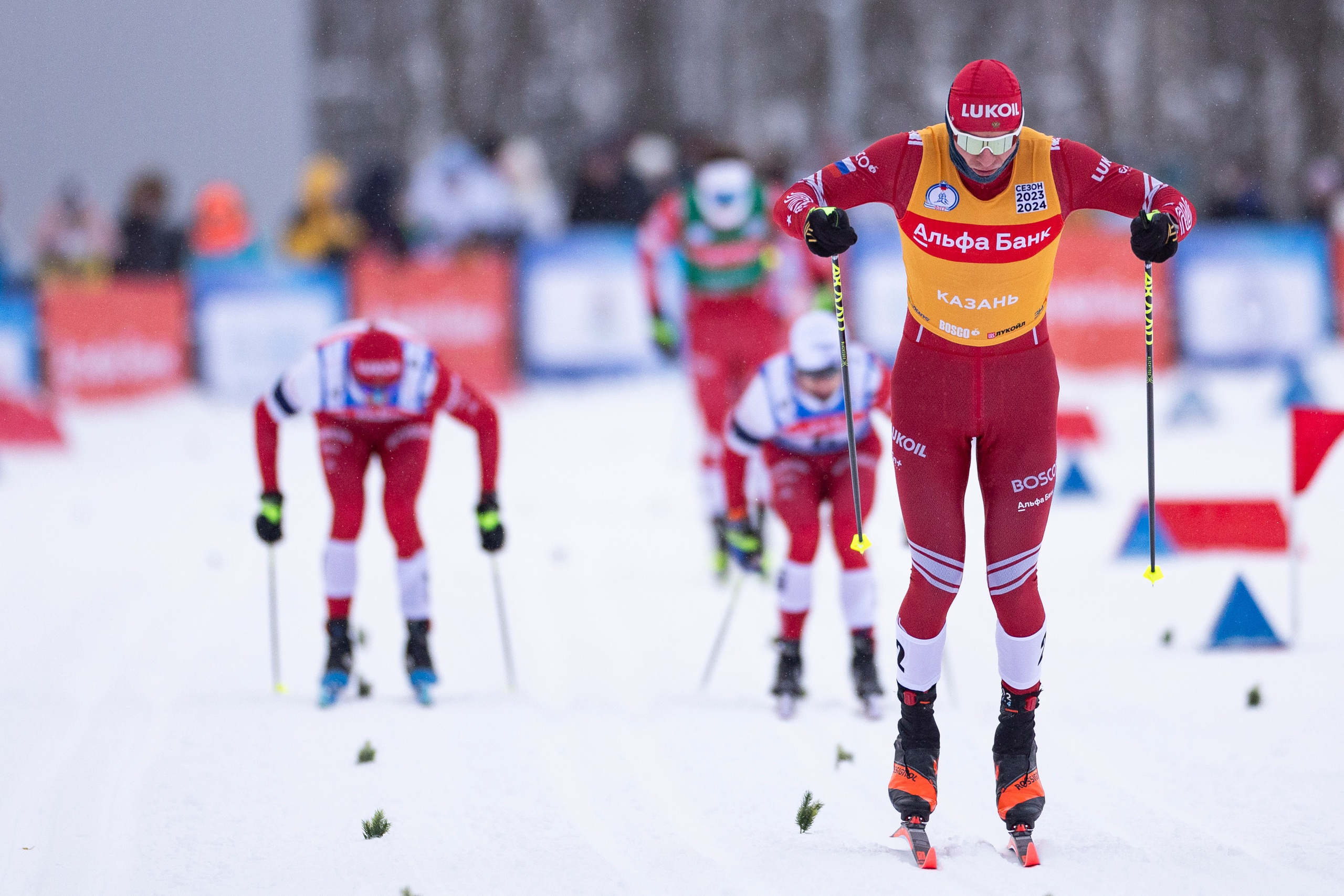 Кубок России по лыжным гонкам 2024. Спринт, мужчины. Спортивный репортажный фотограф Казань Нафис Сиразетдинов