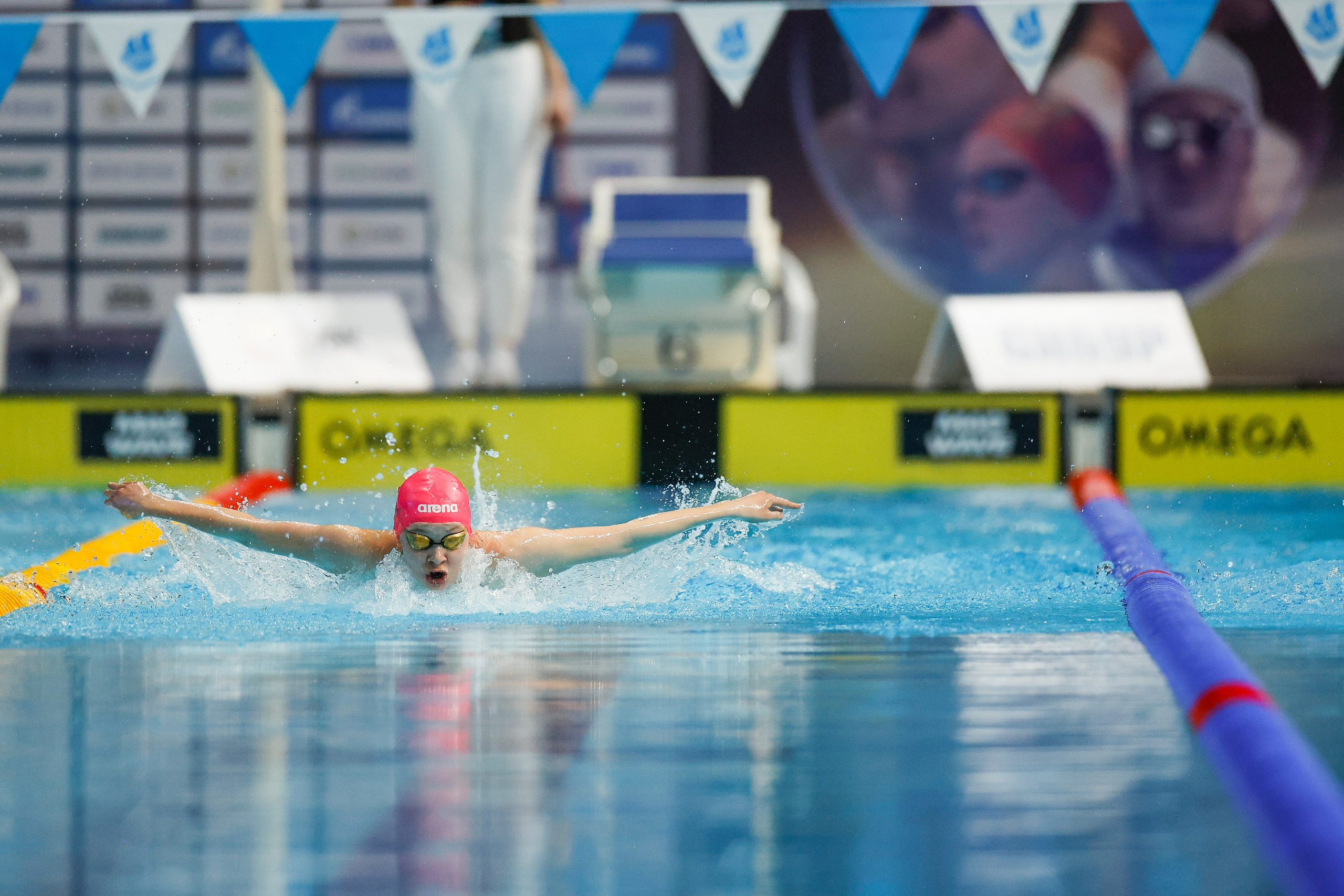 Чемпионат России по плаванию 2023. Спортивный репортажный фотограф Казань Нафис Сиразетдинов