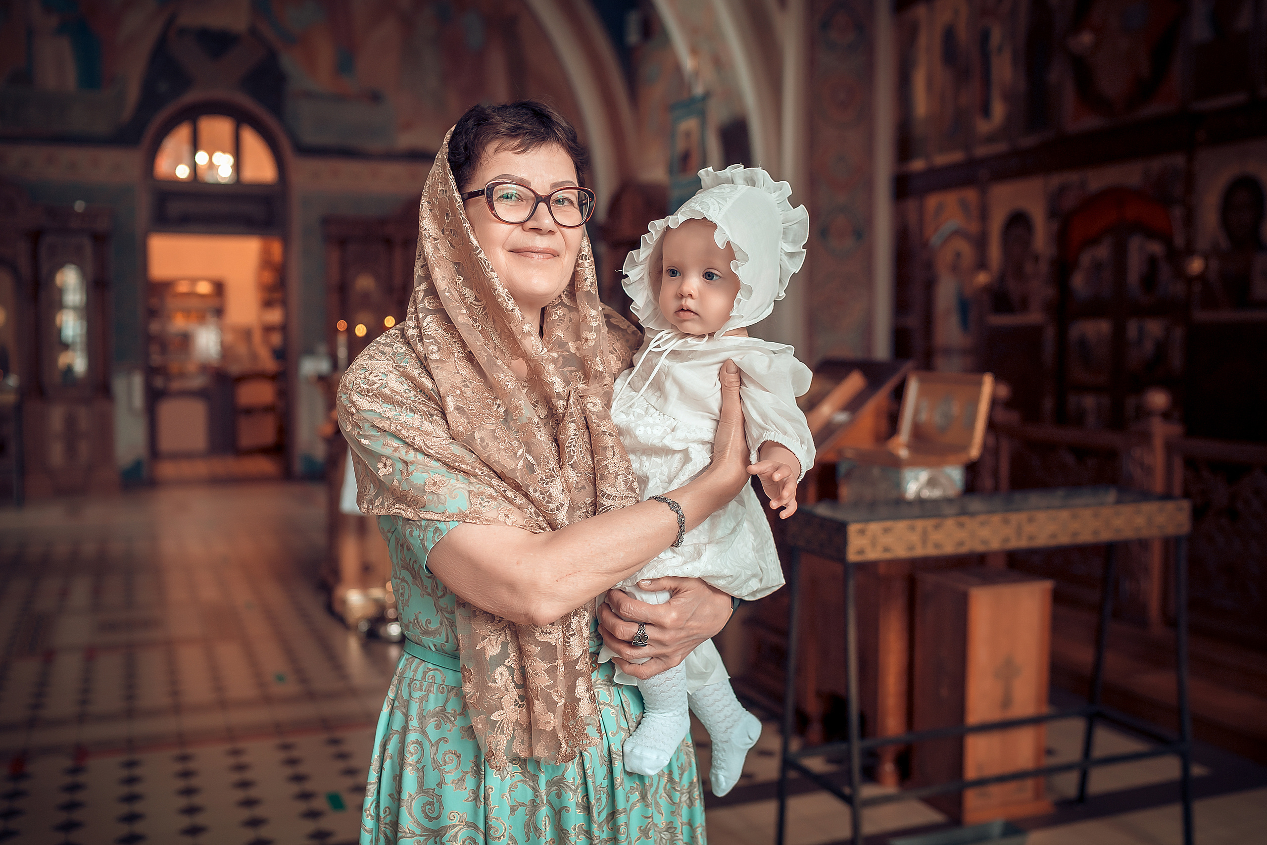 Крещение Софии Храм Иоанна Предтечи. Фотограф на Крещение и Венчание в Красноярске Рамазанова Юлия