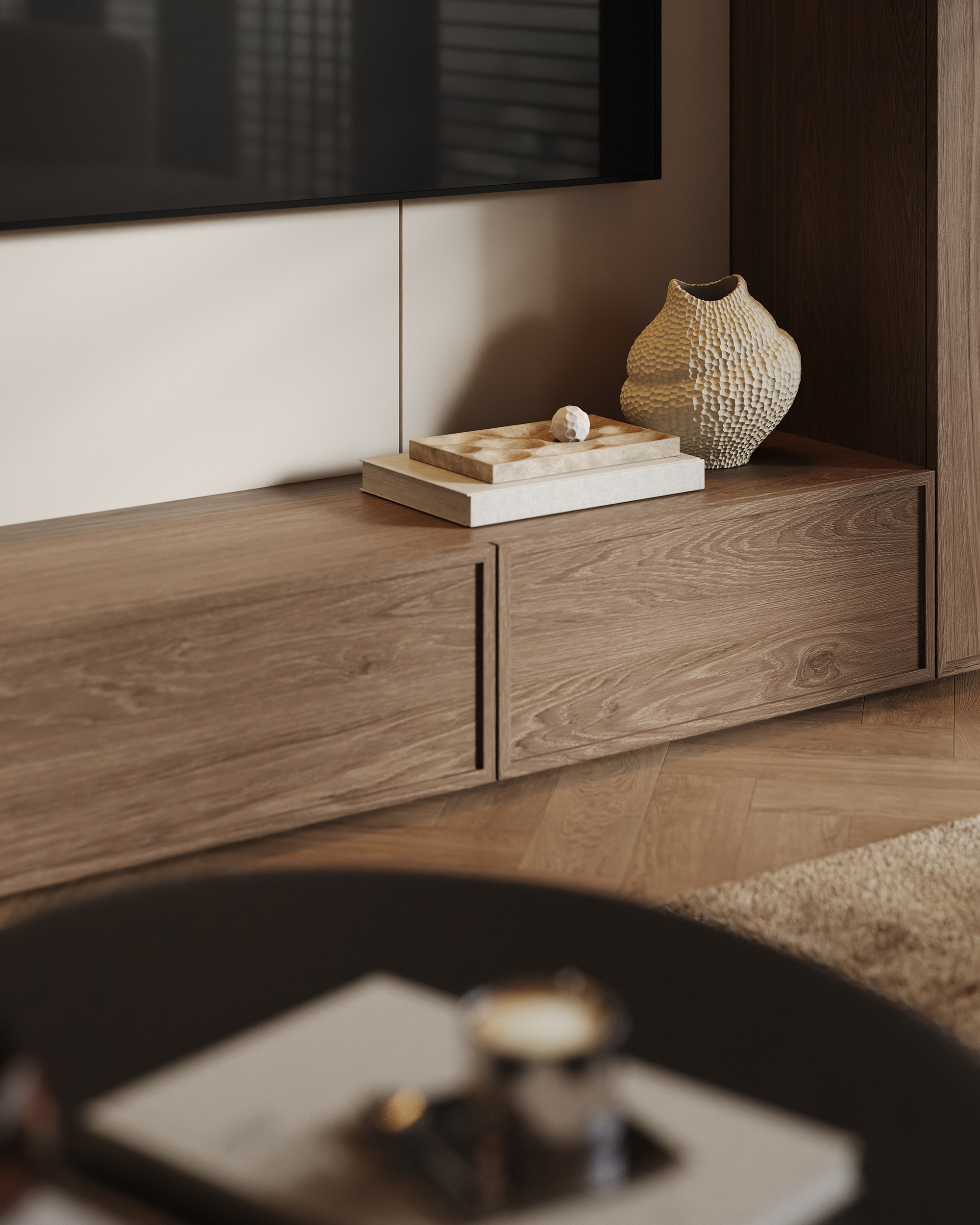 Кухня-гостиная «Одинарка». 3D визуализация интерьера Надежда Соколова