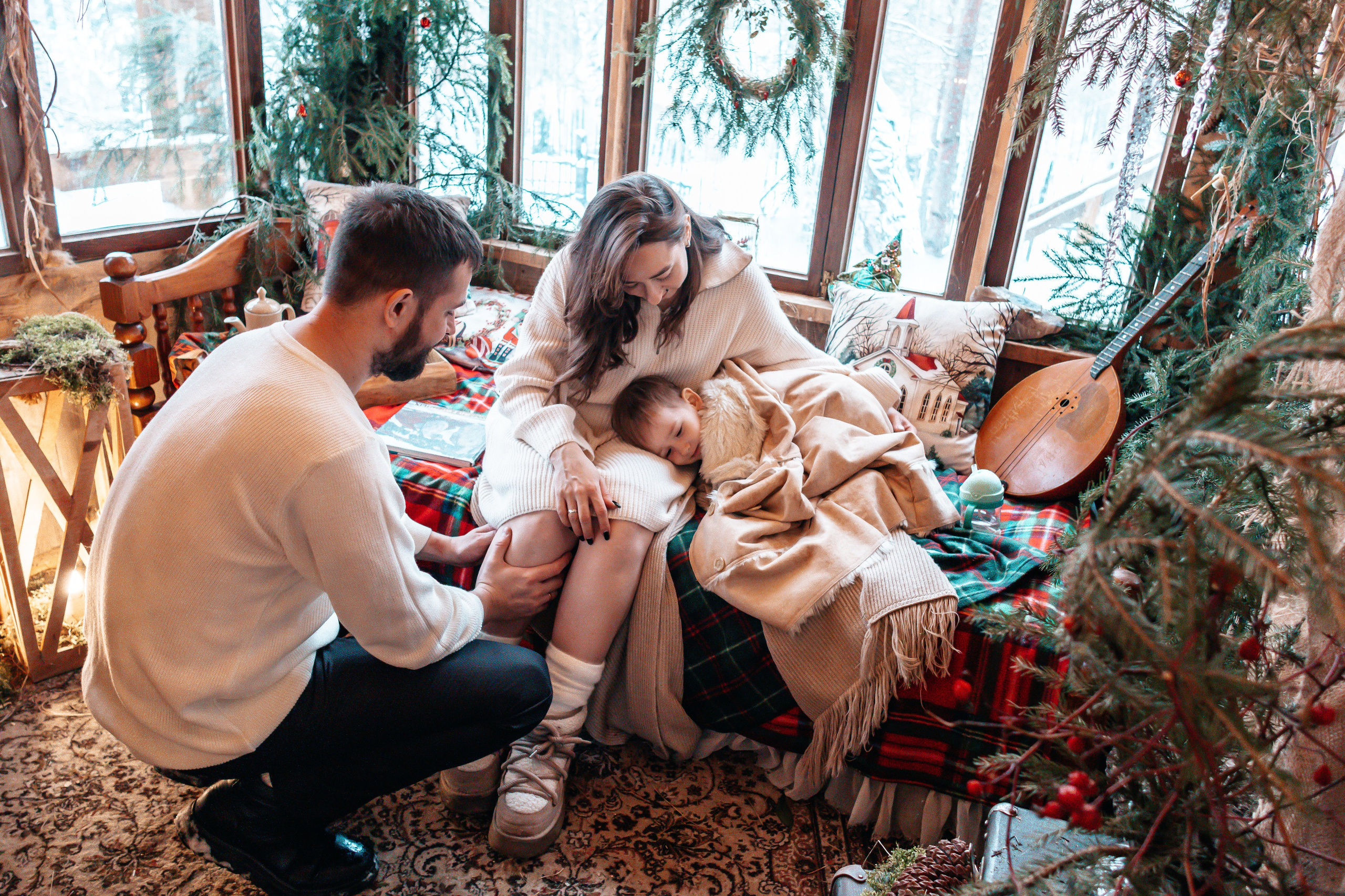 Семейная новогодняя фотосессия, Екатеринбург. Фотограф в Екатеринбурге Пойгина Елена